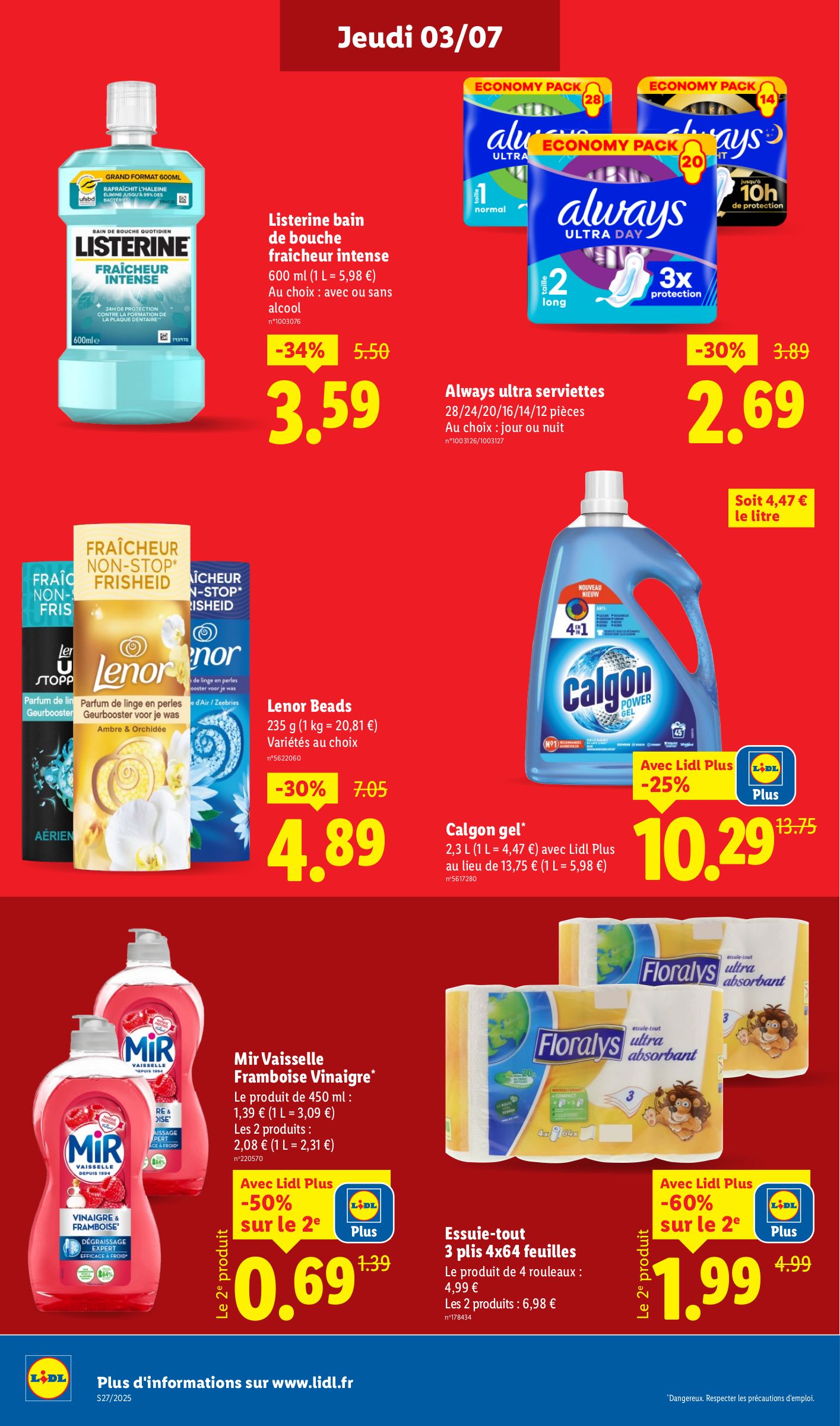lidl - Catalogue Lidl valable du 03/07 au 09/07 - page: 14 lidl - Catalogue Lidl valable du 03/07 au 09/07 - page: 14