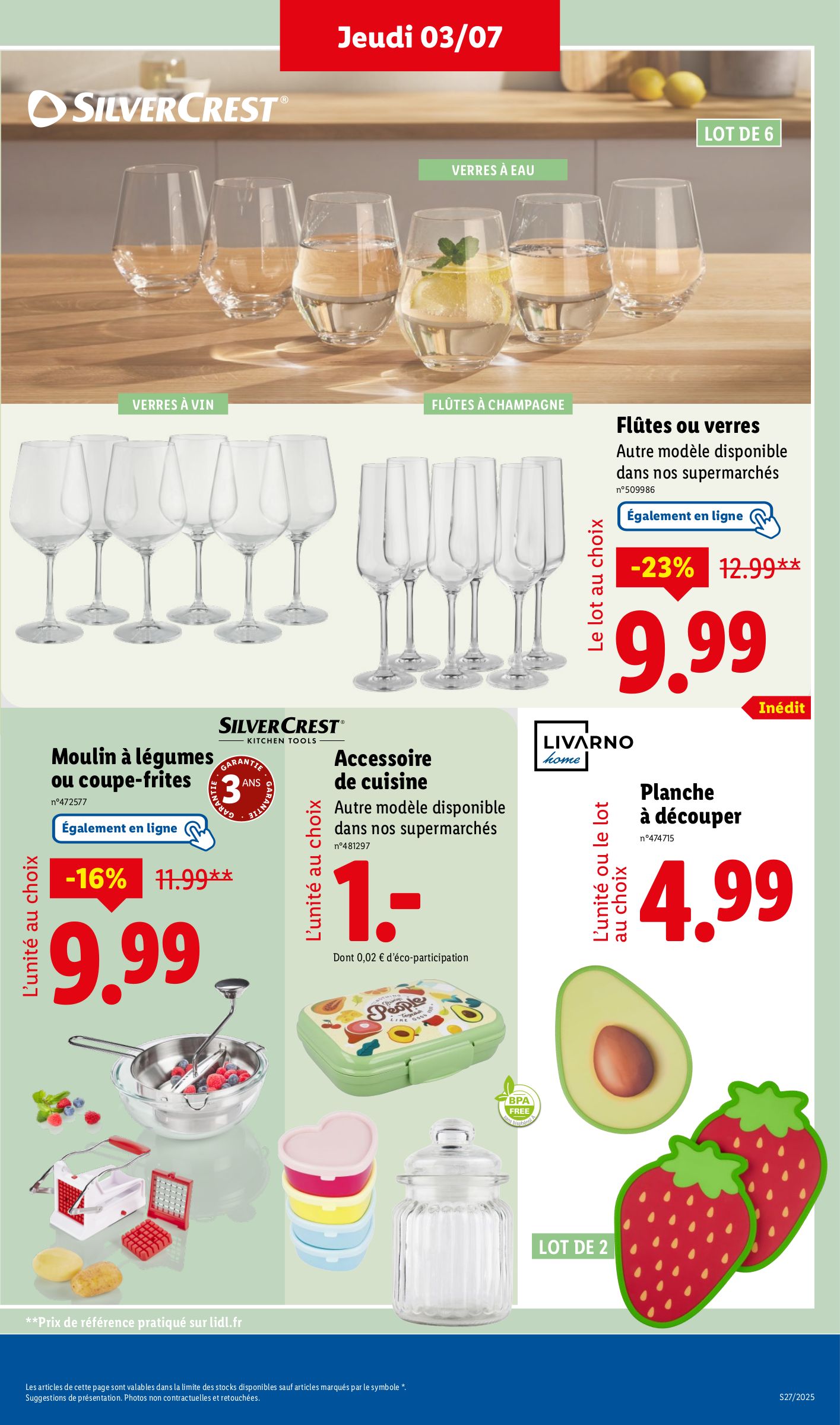 lidl - Catalogue Lidl valable du 03/07 au 09/07 - page: 39 lidl - Catalogue Lidl valable du 03/07 au 09/07 - page: 39