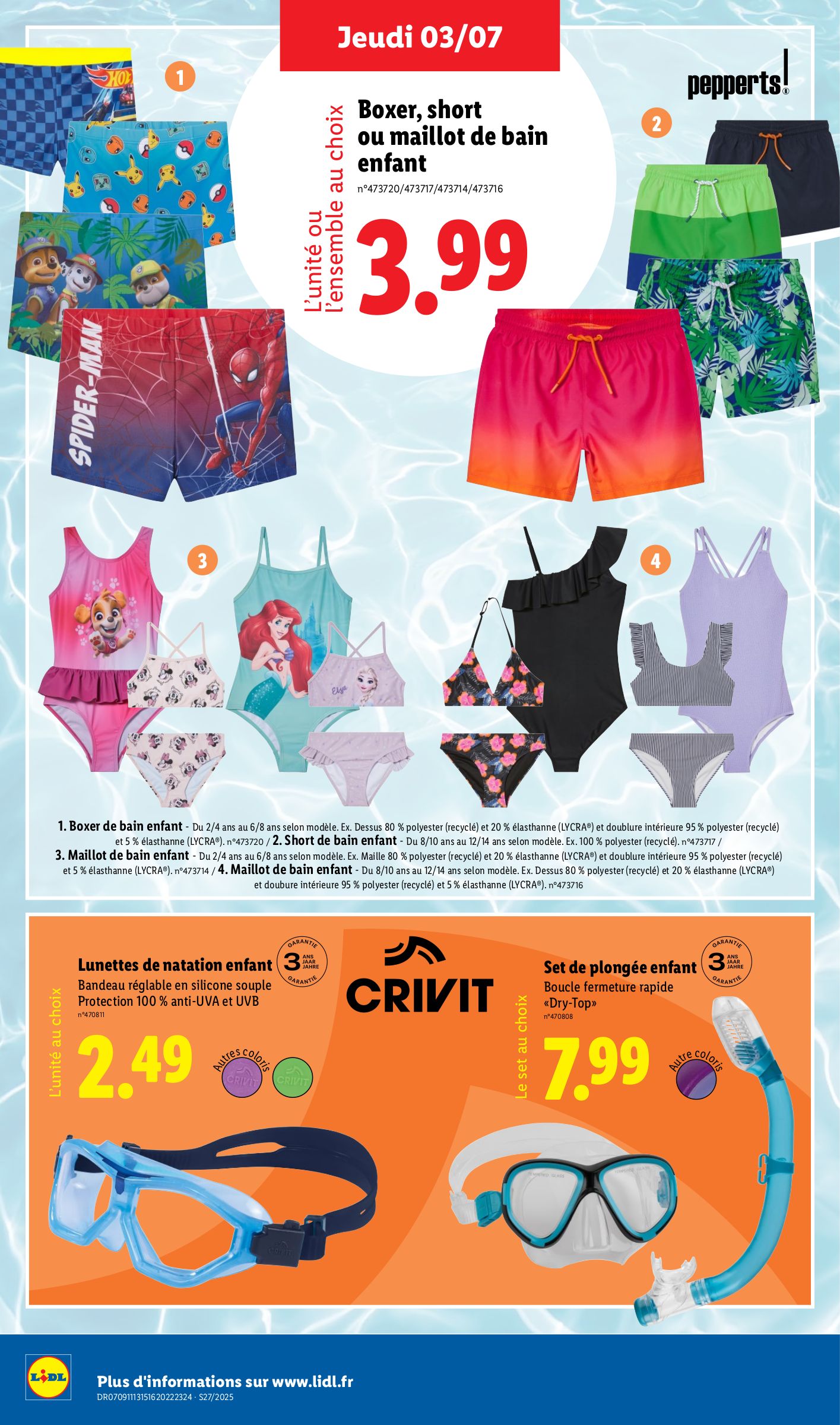 lidl - Catalogue Lidl - Vos produits de l'été valable du 03/07 au 09/07 - page: 2
