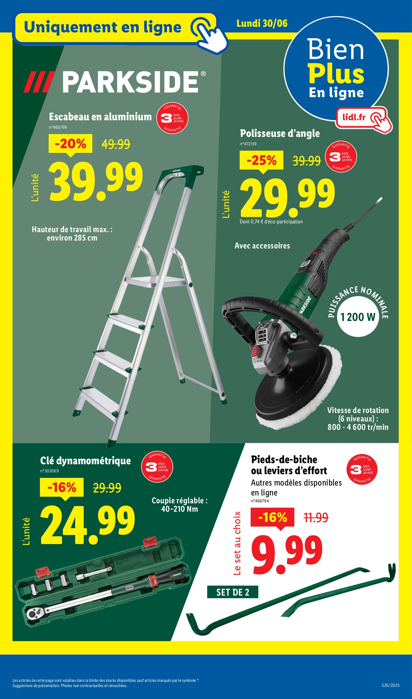 lidl - Catalogue Lidl - Les bonnes affaires de la semaine valable du 30/06 au 03/07 - page: 11 lidl - Catalogue Lidl - Les bonnes affaires de la semaine valable du 30/06 au 03/07 - page: 11