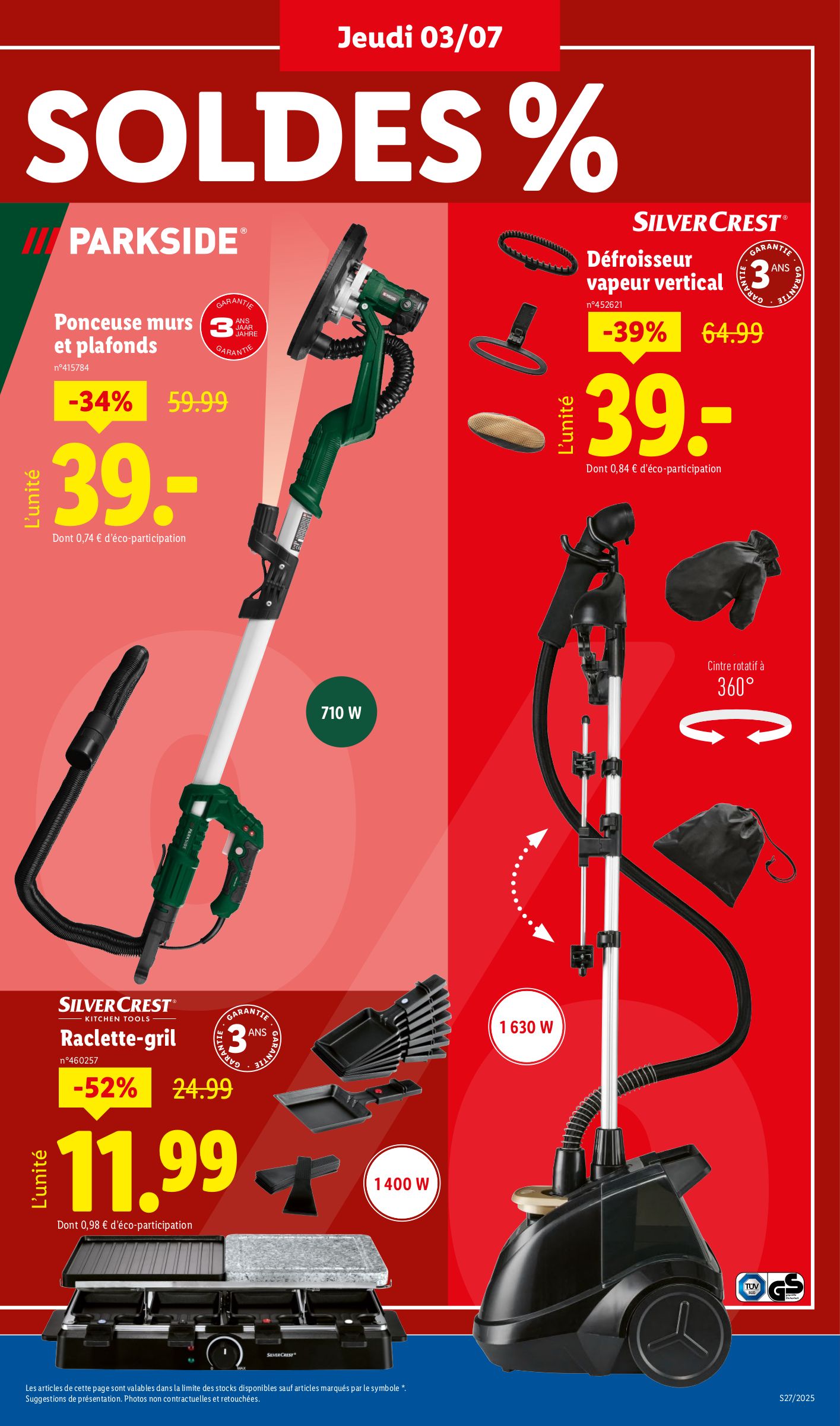 lidl - Catalogue Lidl - Les bonnes affaires de la semaine valable du 30/06 au 03/07 - page: 27 lidl - Catalogue Lidl - Les bonnes affaires de la semaine valable du 30/06 au 03/07 - page: 27