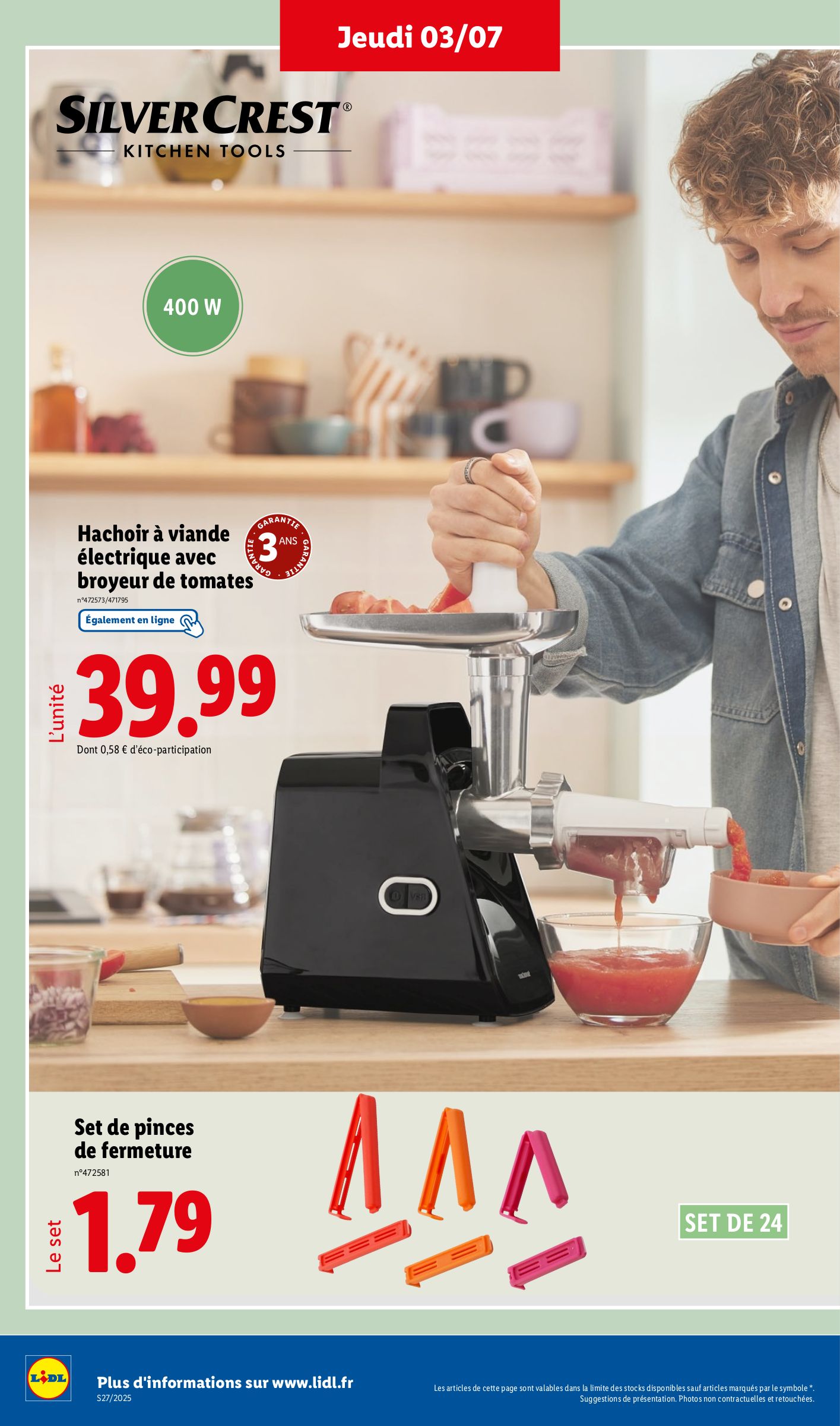 lidl - Catalogue Lidl - Les bonnes affaires de la semaine valable du 30/06 au 03/07 - page: 34 lidl - Catalogue Lidl - Les bonnes affaires de la semaine valable du 30/06 au 03/07 - page: 34