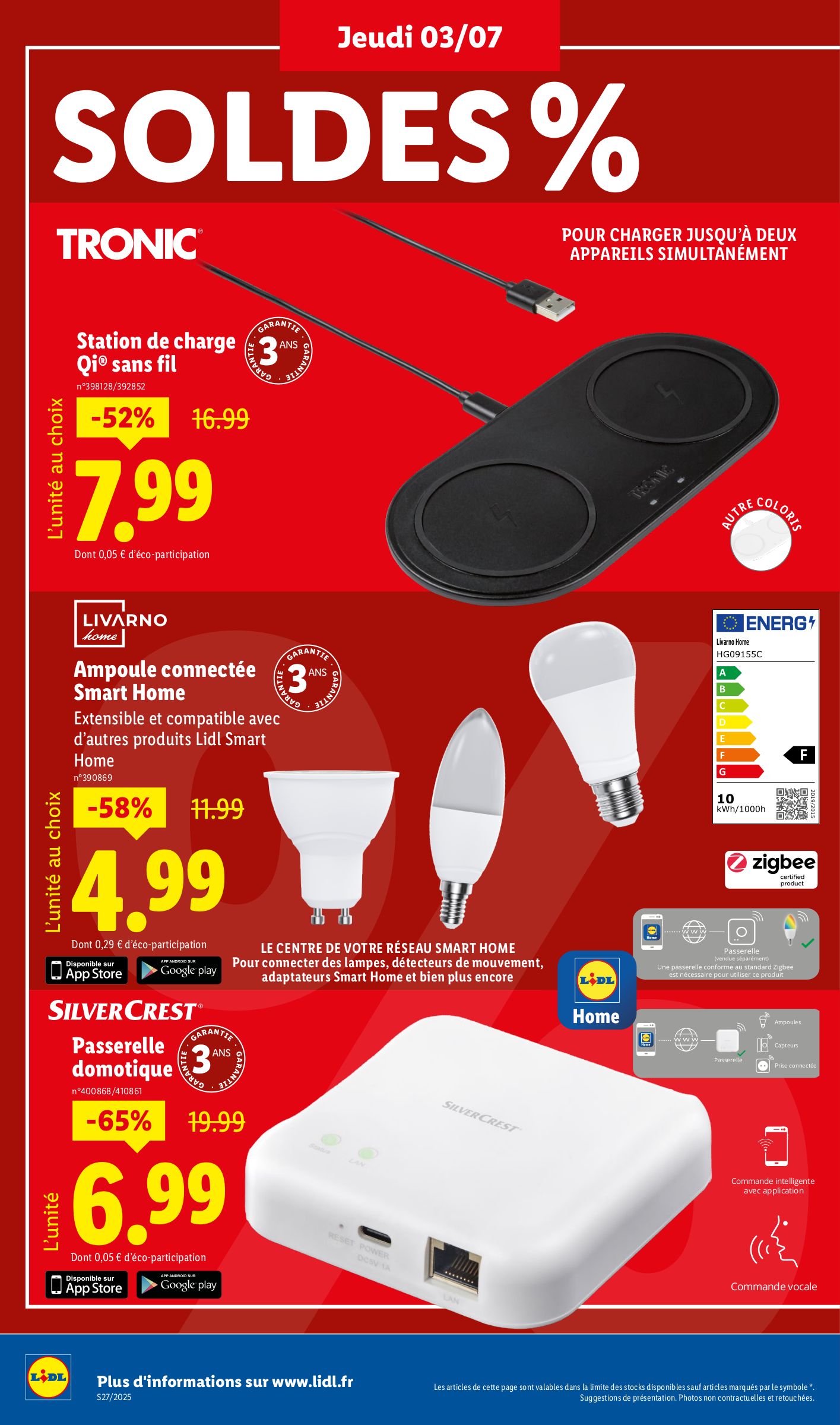lidl - Catalogue Lidl - Les bonnes affaires de la semaine valable du 30/06 au 03/07 - page: 26 lidl - Catalogue Lidl - Les bonnes affaires de la semaine valable du 30/06 au 03/07 - page: 26