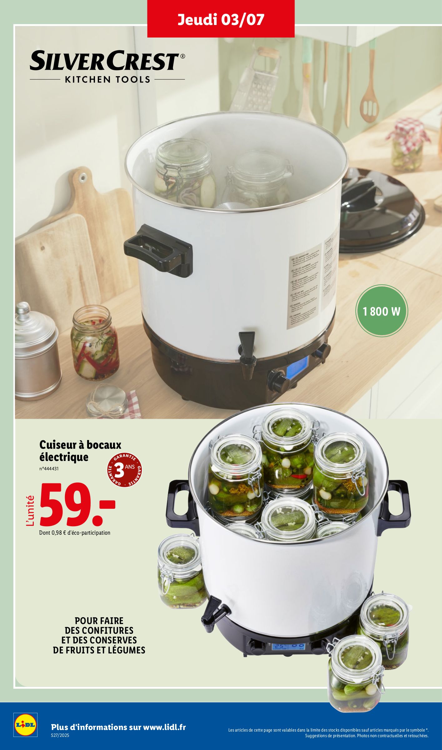 lidl - Catalogue Lidl - Les bonnes affaires de la semaine valable du 30/06 au 03/07 - page: 28 lidl - Catalogue Lidl - Les bonnes affaires de la semaine valable du 30/06 au 03/07 - page: 28