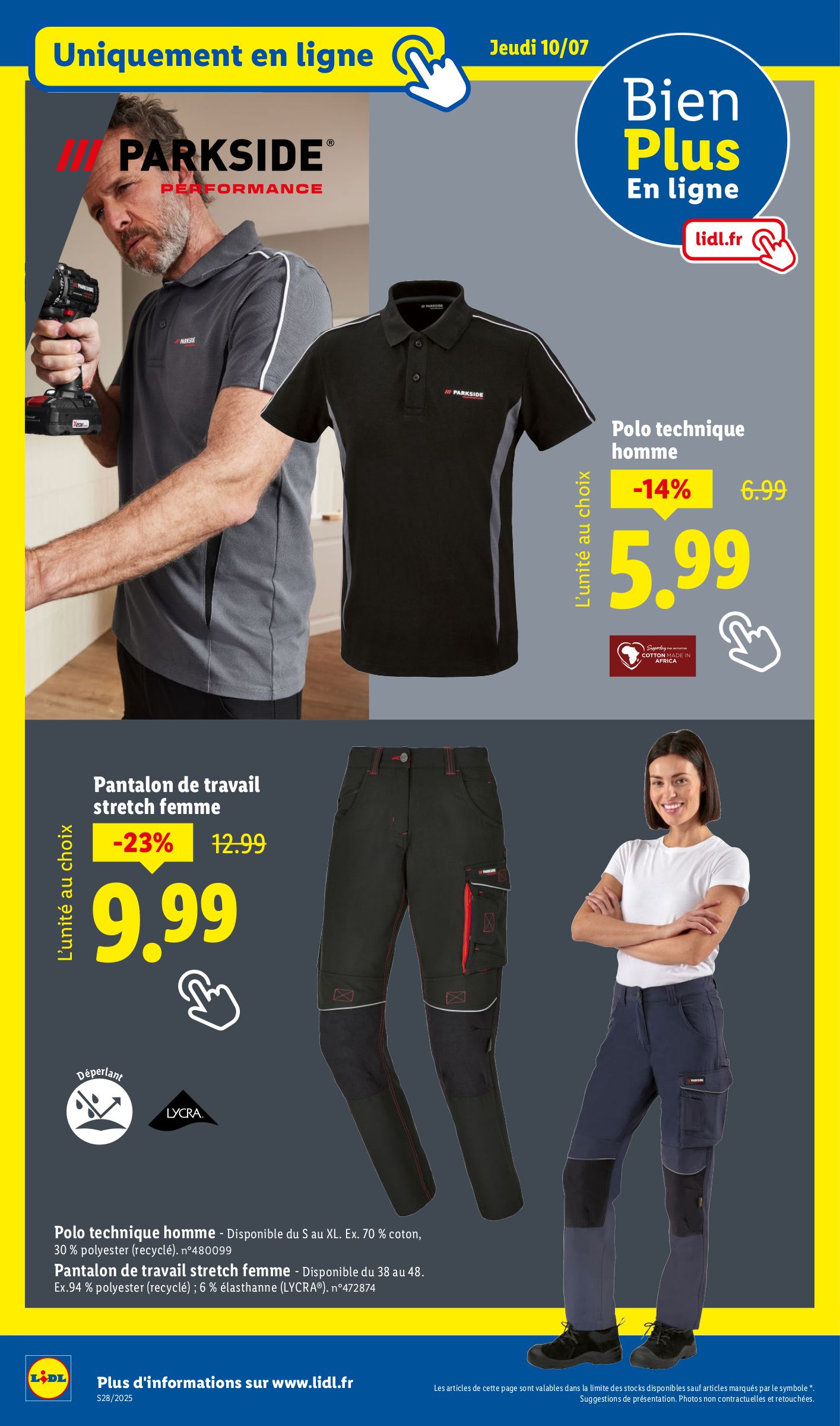 lidl - Catalogue Lidl valable du 10/07 au 16/07 - page: 48