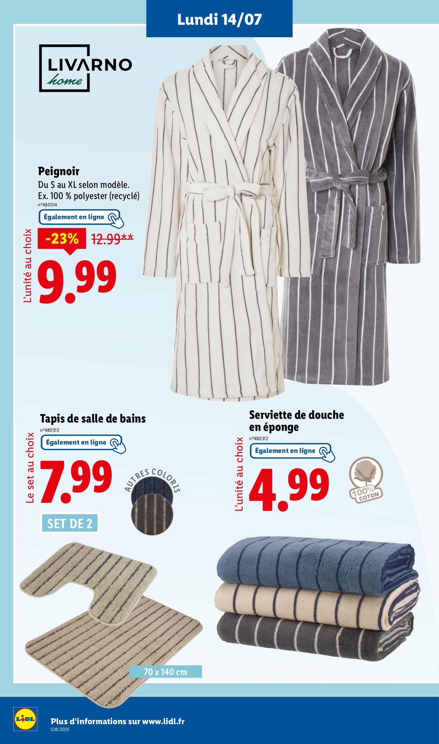 lidl - Catalogue Lidl valable du 10/07 au 16/07 - page: 50