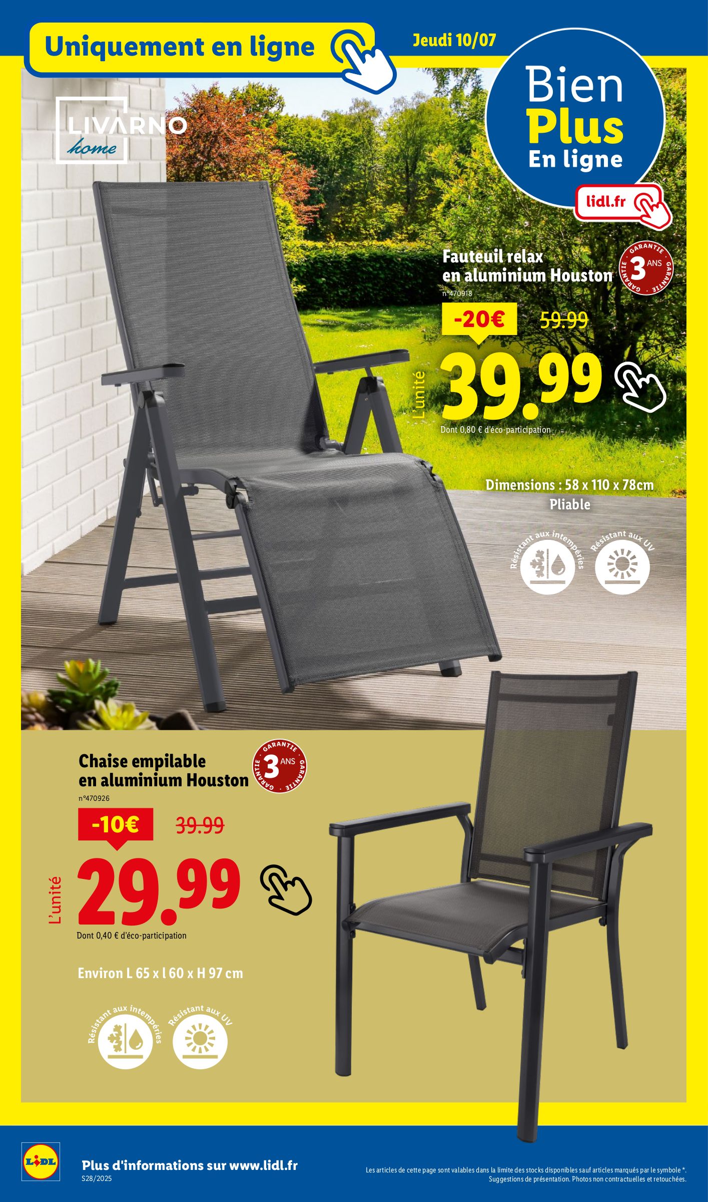 lidl - Catalogue Lidl valable du 10/07 au 16/07 - page: 46