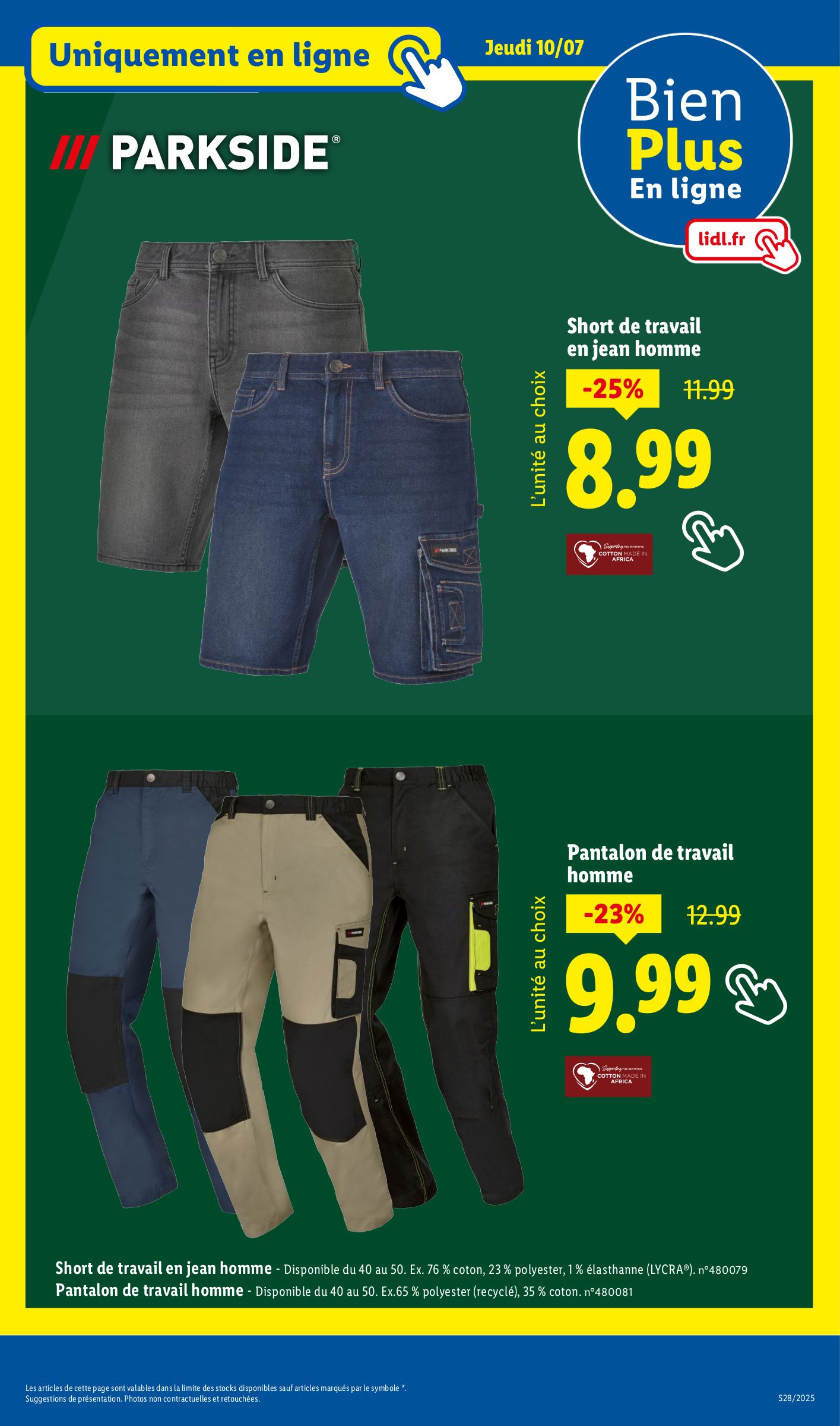 lidl - Catalogue Lidl - Les bonnes affaires de la semaine valable du 10/07 au 14/07 - page: 15 lidl - Catalogue Lidl - Les bonnes affaires de la semaine valable du 10/07 au 14/07 - page: 15