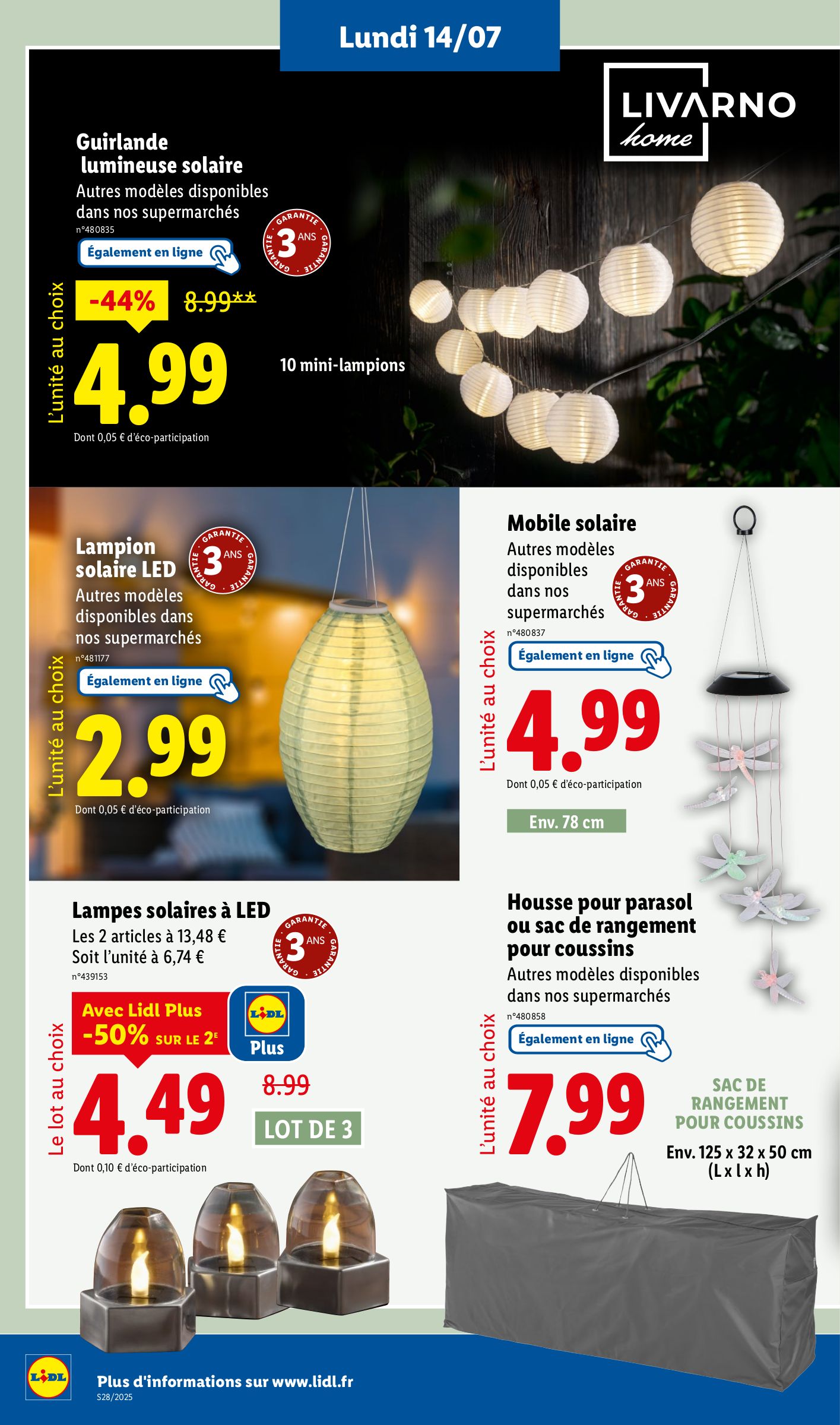 lidl - Catalogue Lidl - Les bonnes affaires de la semaine valable du 10/07 au 14/07 - page: 34 lidl - Catalogue Lidl - Les bonnes affaires de la semaine valable du 10/07 au 14/07 - page: 34
