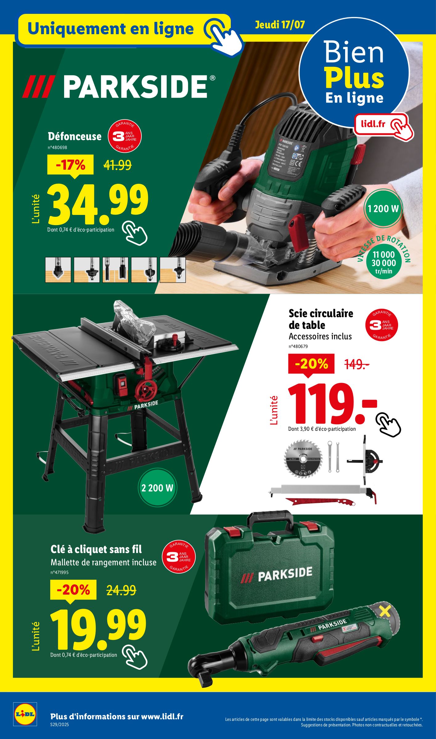 lidl - Catalogue Lidl valable du 17/07 au 23/07 - page: 50 lidl - Catalogue Lidl valable du 17/07 au 23/07 - page: 50