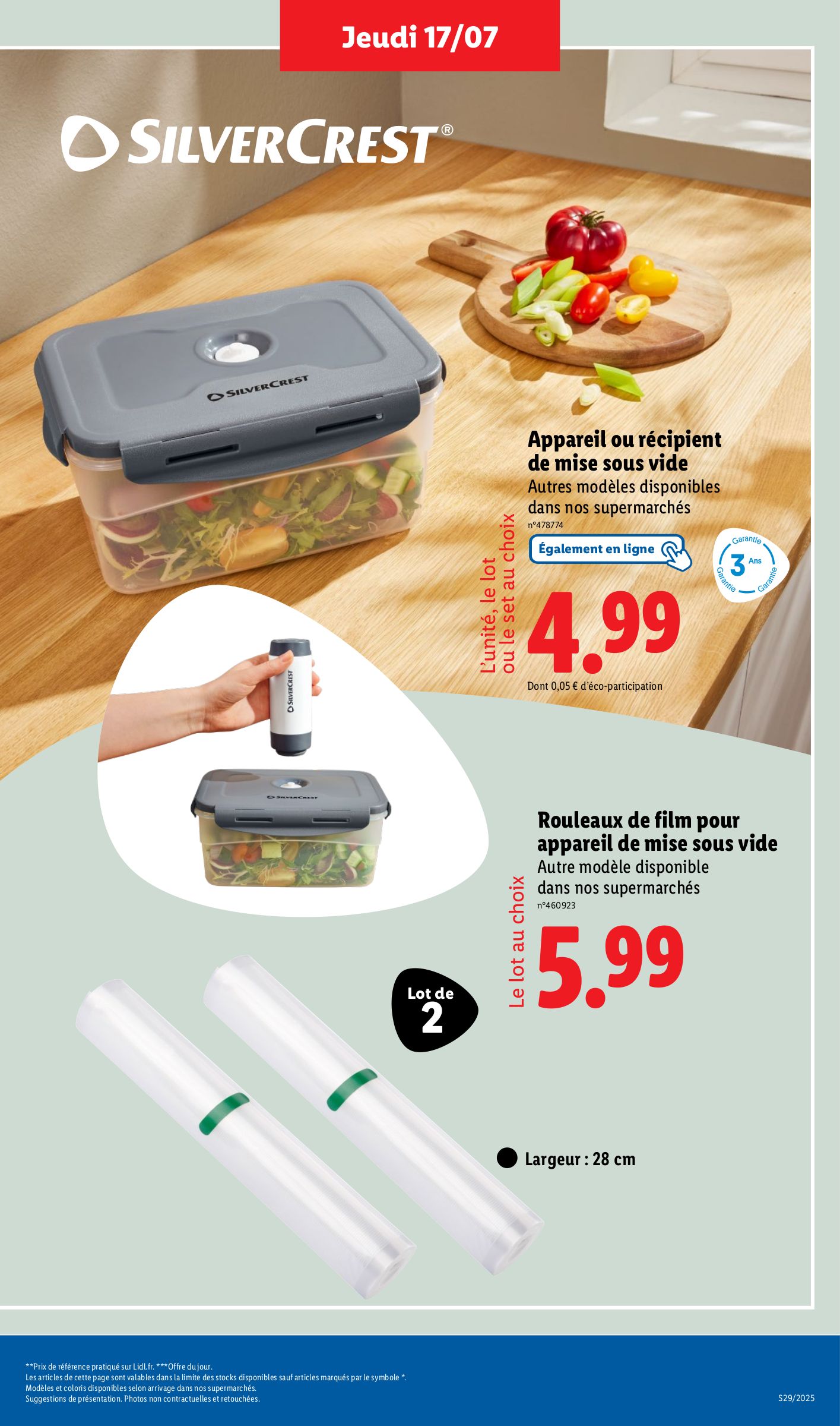 lidl - Catalogue Lidl valable du 17/07 au 23/07 - page: 43 lidl - Catalogue Lidl valable du 17/07 au 23/07 - page: 43