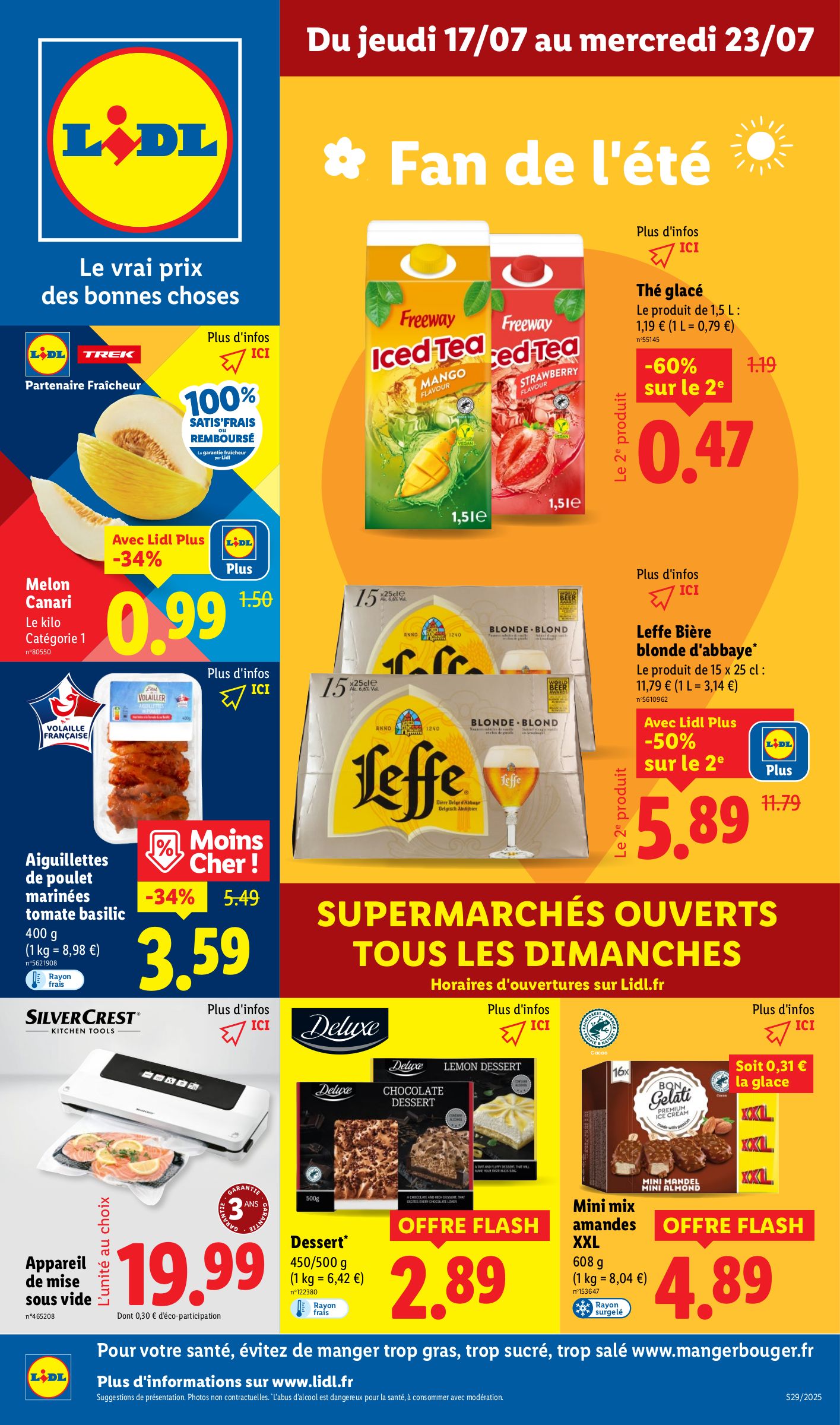 lidl - Catalogue Lidl valable du 17/07 au 23/07 - page: 1 lidl - Catalogue Lidl valable du 17/07 au 23/07 - page: 1
