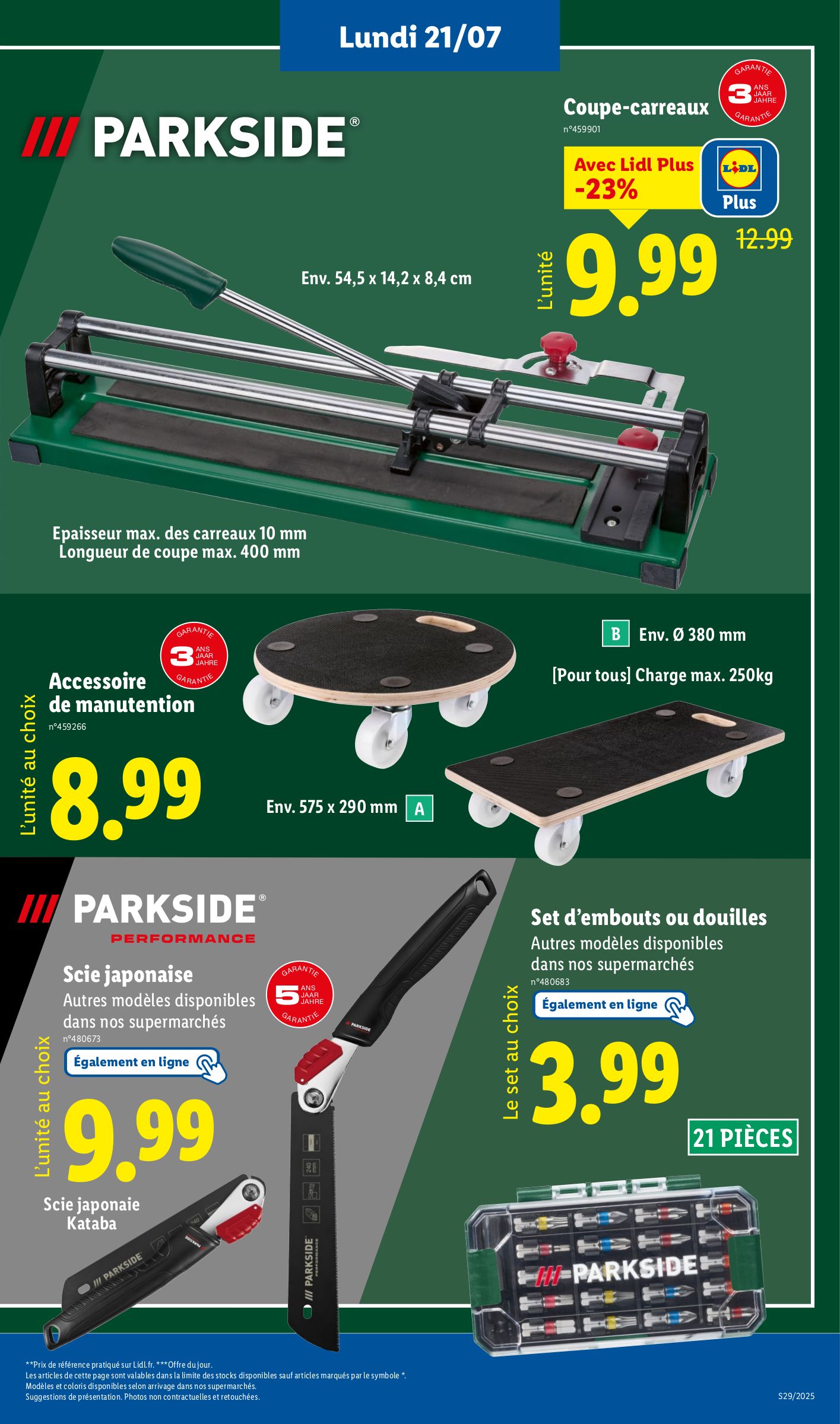 lidl - Catalogue Lidl valable du 17/07 au 23/07 - page: 63 lidl - Catalogue Lidl valable du 17/07 au 23/07 - page: 63