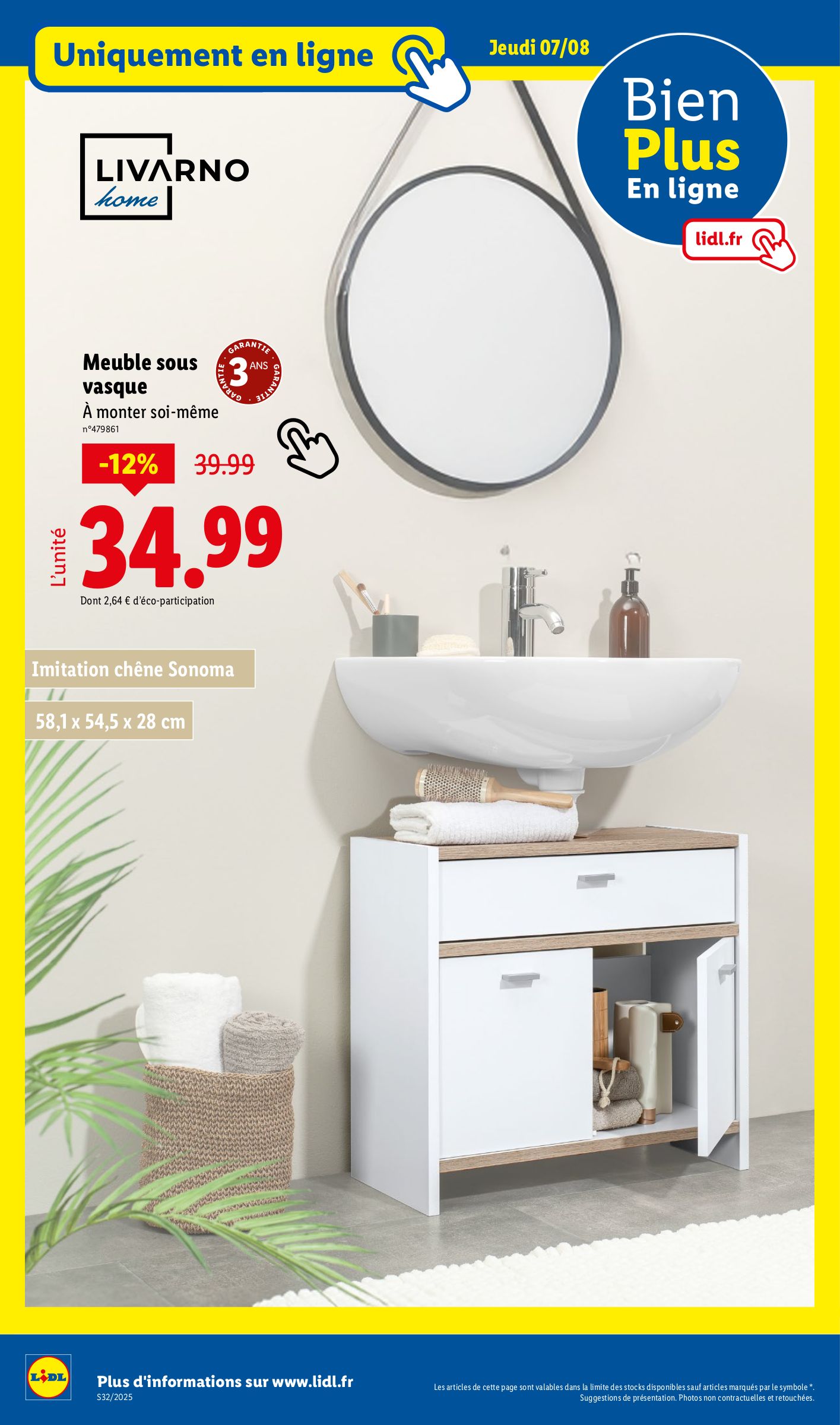 lidl - Catalogue Lidl valable du 07/08 au 13/08 - page: 48 lidl - Catalogue Lidl valable du 07/08 au 13/08 - page: 48