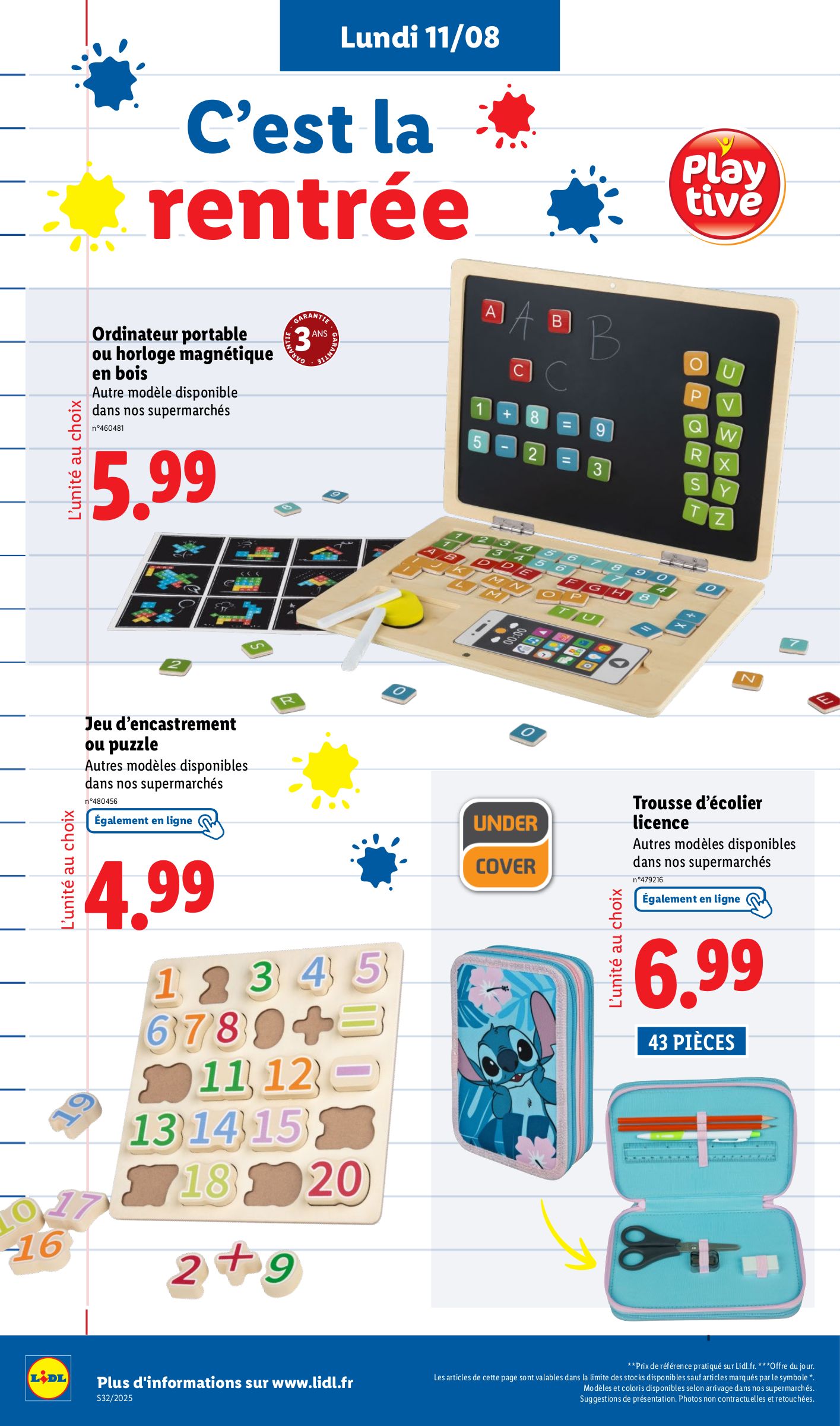 lidl - Catalogue Lidl valable du 07/08 au 13/08 - page: 58 lidl - Catalogue Lidl valable du 07/08 au 13/08 - page: 58