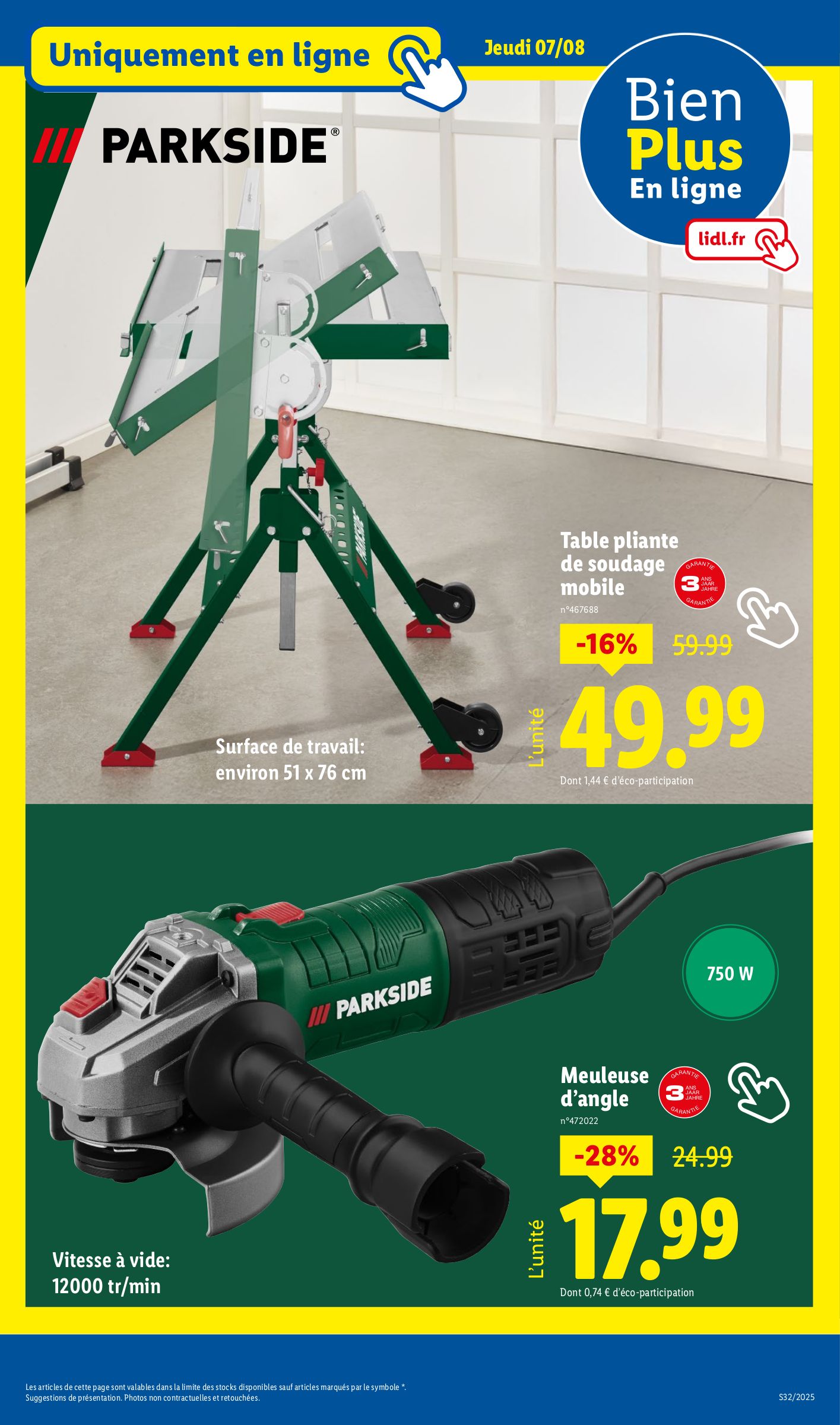 lidl - Catalogue Lidl valable du 07/08 au 13/08 - page: 41 lidl - Catalogue Lidl valable du 07/08 au 13/08 - page: 41