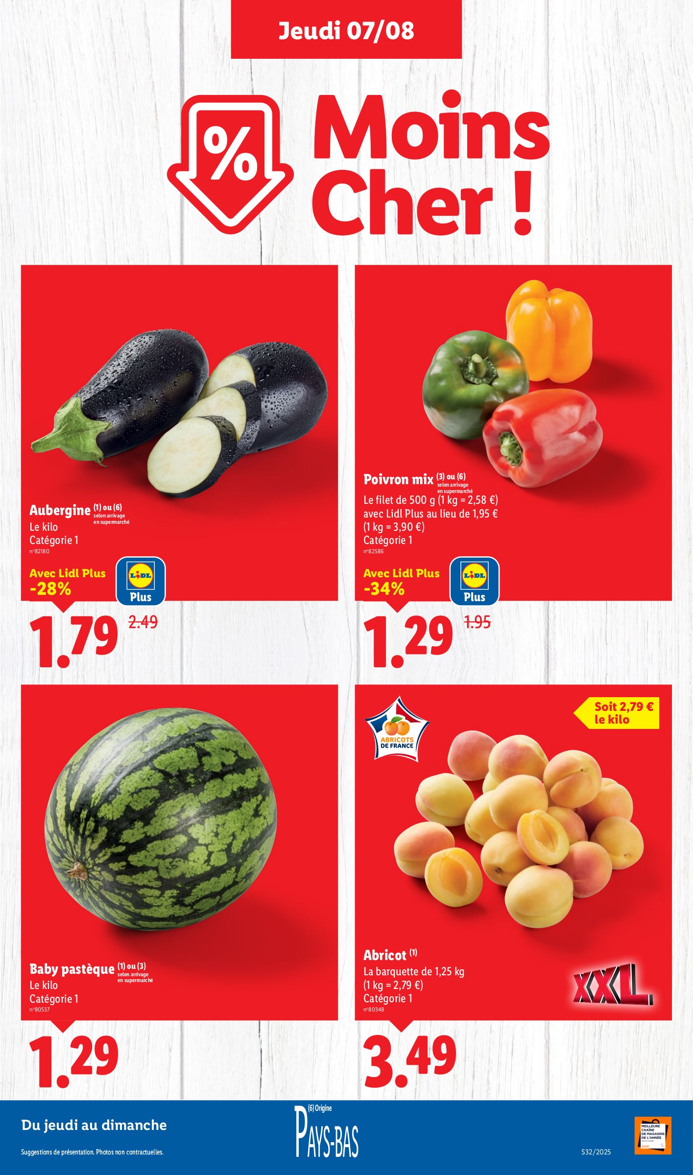 lidl - Catalogue Lidl valable du 07/08 au 13/08 - page: 5 lidl - Catalogue Lidl valable du 07/08 au 13/08 - page: 5