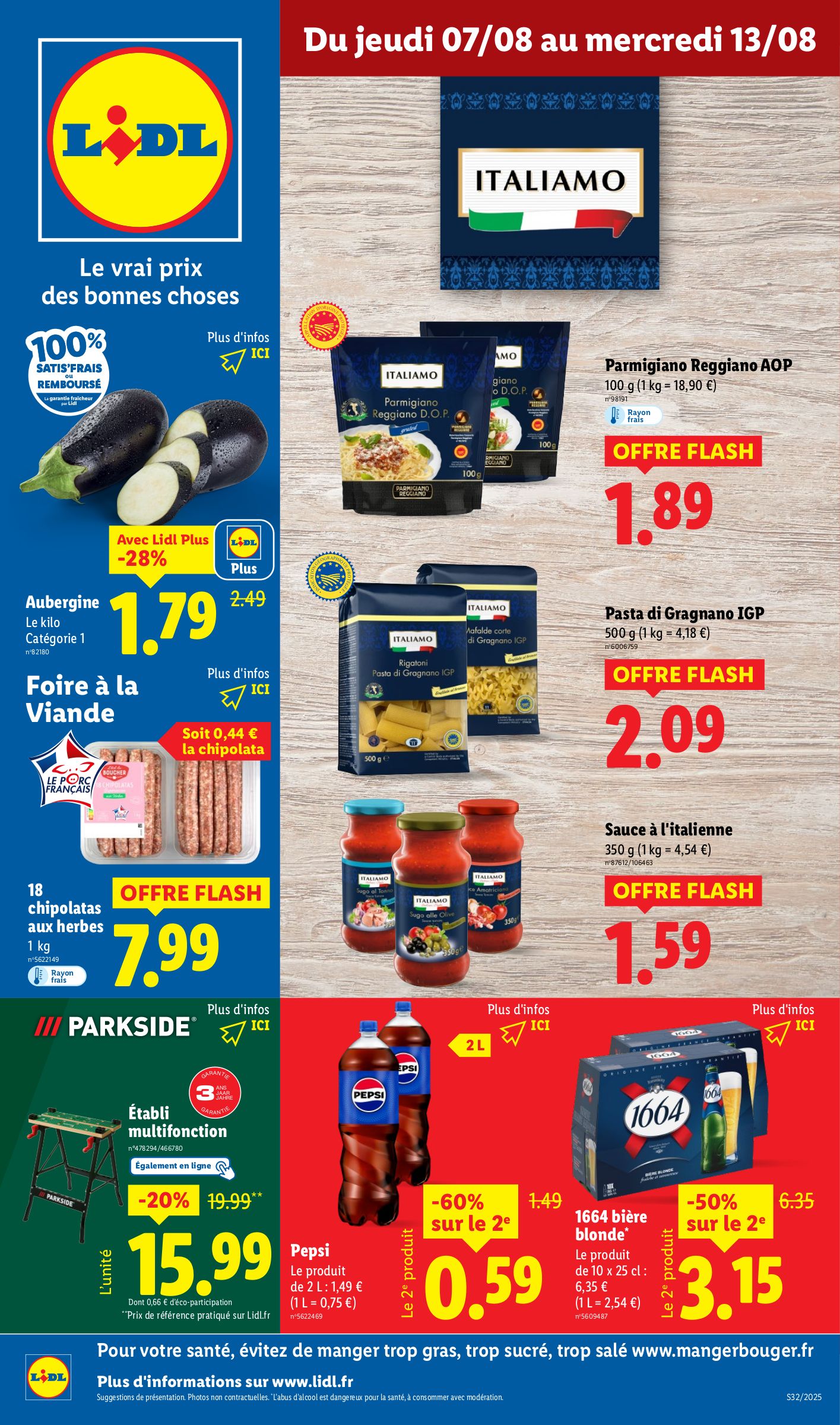 lidl - Catalogue Lidl valable du 07/08 au 13/08
