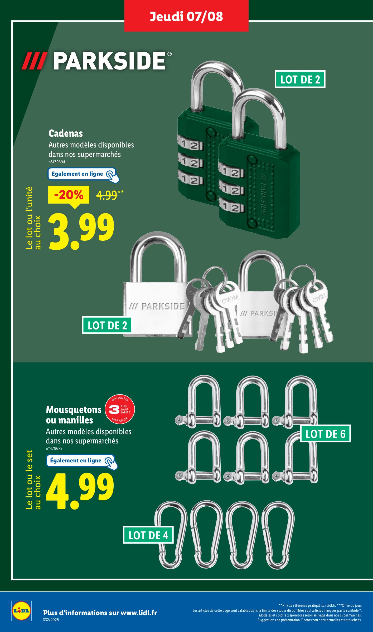 lidl - Catalogue Lidl valable du 07/08 au 13/08 - page: 38 lidl - Catalogue Lidl valable du 07/08 au 13/08 - page: 38