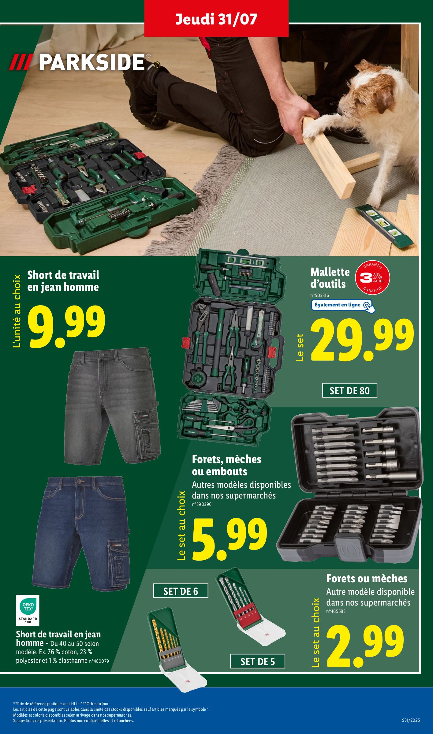 lidl - Catalogue Lidl - Les bonnes affaires de la semaine valable du 31/07 au 04/08 - page: 7 lidl - Catalogue Lidl - Les bonnes affaires de la semaine valable du 31/07 au 04/08 - page: 7