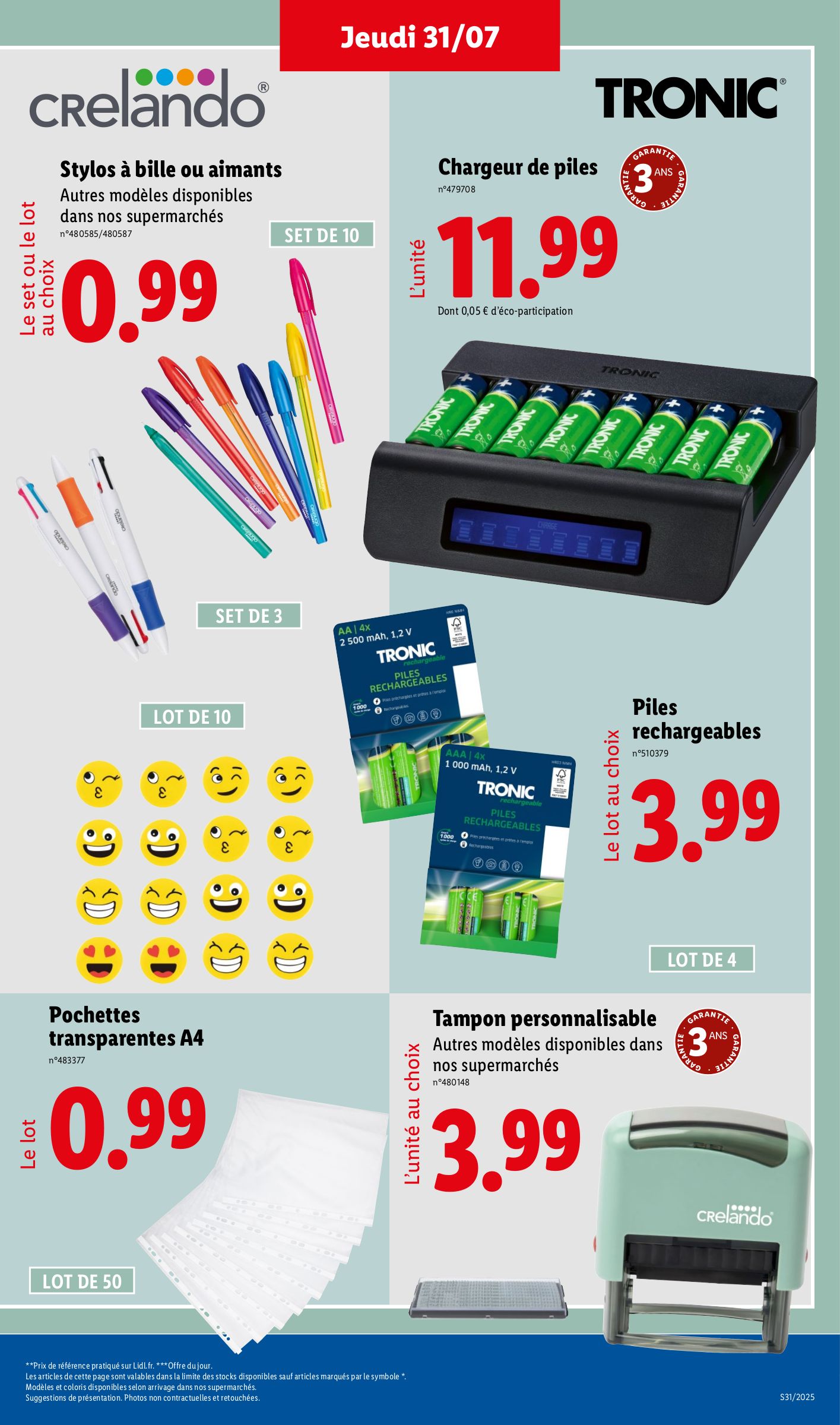 lidl - Catalogue Lidl valable du 31/07 au 06/08 - page: 41 lidl - Catalogue Lidl valable du 31/07 au 06/08 - page: 41