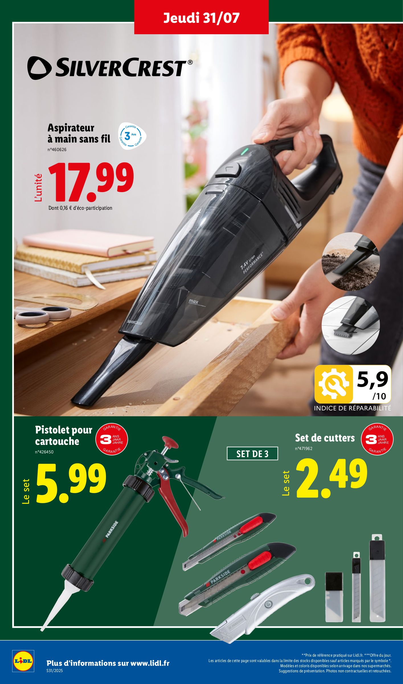 lidl - Catalogue Lidl valable du 31/07 au 06/08 - page: 36 lidl - Catalogue Lidl valable du 31/07 au 06/08 - page: 36