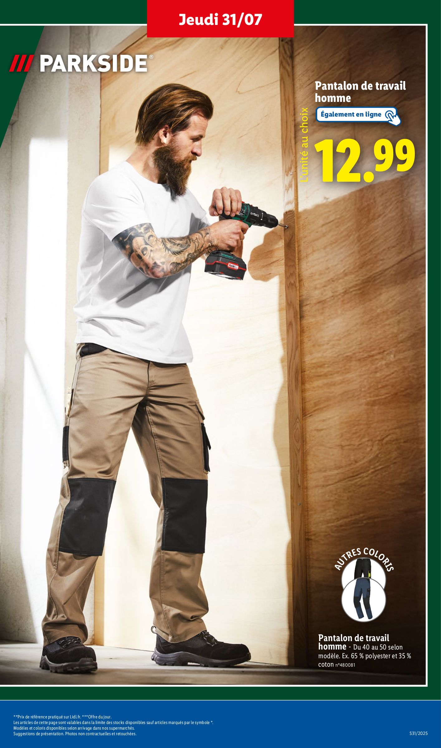 lidl - Catalogue Lidl valable du 31/07 au 06/08 - page: 45 lidl - Catalogue Lidl valable du 31/07 au 06/08 - page: 45