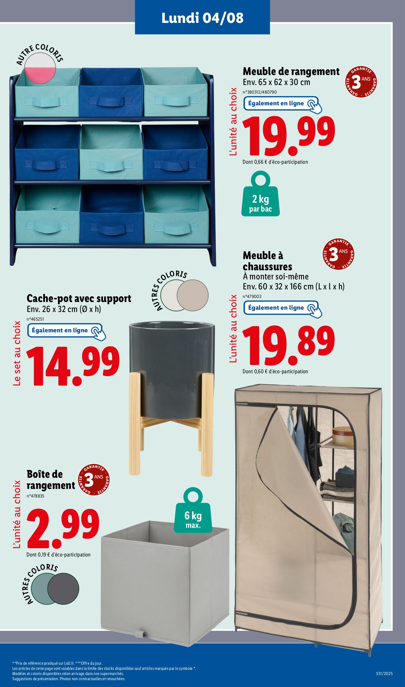 lidl - Catalogue Lidl valable du 31/07 au 06/08 - page: 59 lidl - Catalogue Lidl valable du 31/07 au 06/08 - page: 59