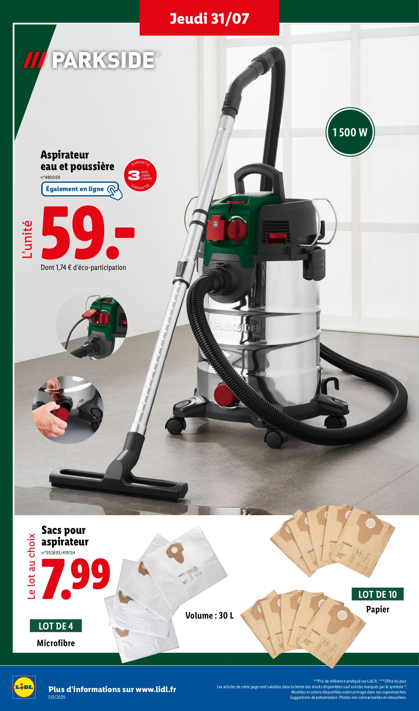 lidl - Catalogue Lidl valable du 31/07 au 06/08 - page: 32 lidl - Catalogue Lidl valable du 31/07 au 06/08 - page: 32