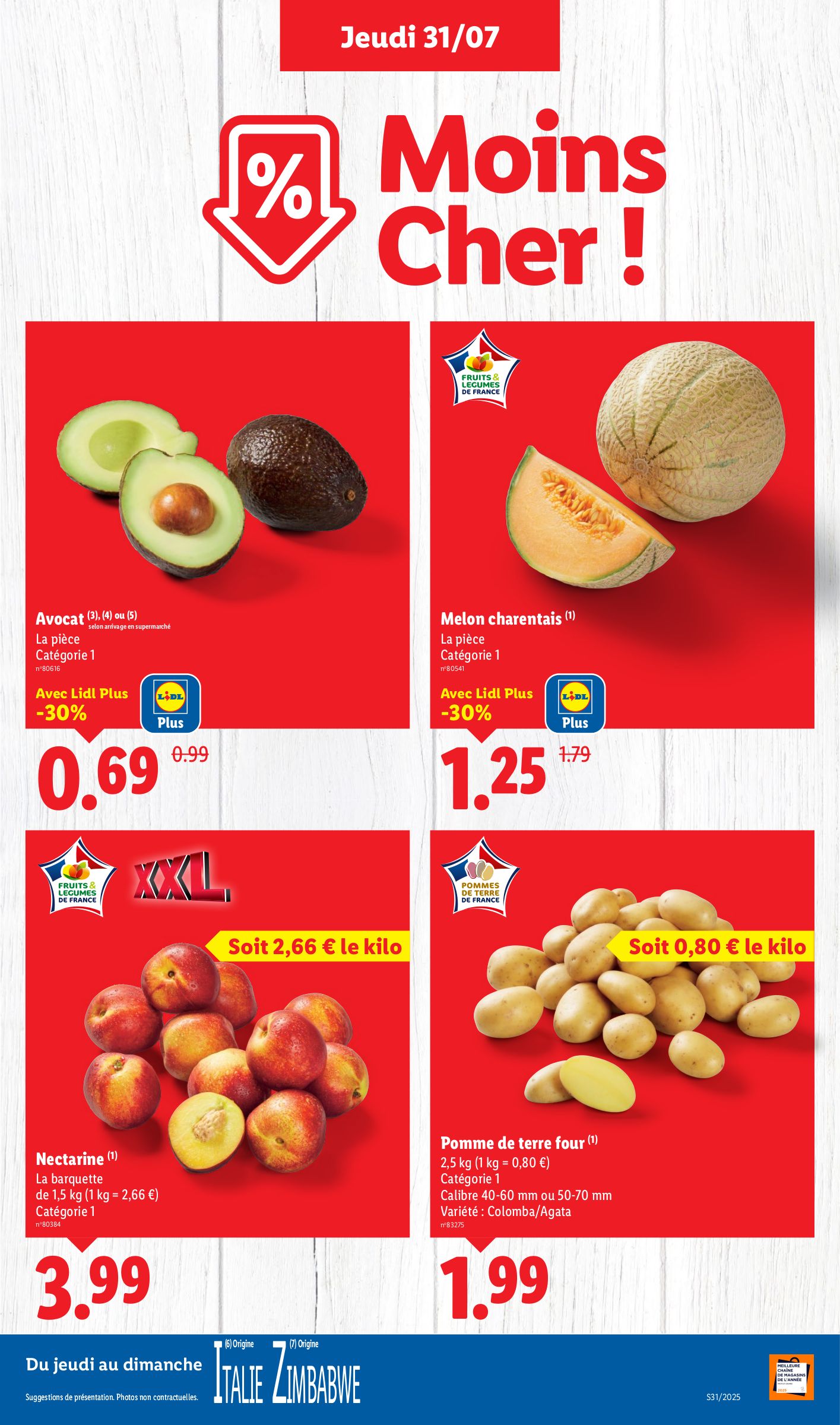 lidl - Catalogue Lidl valable du 31/07 au 06/08 - page: 5 lidl - Catalogue Lidl valable du 31/07 au 06/08 - page: 5