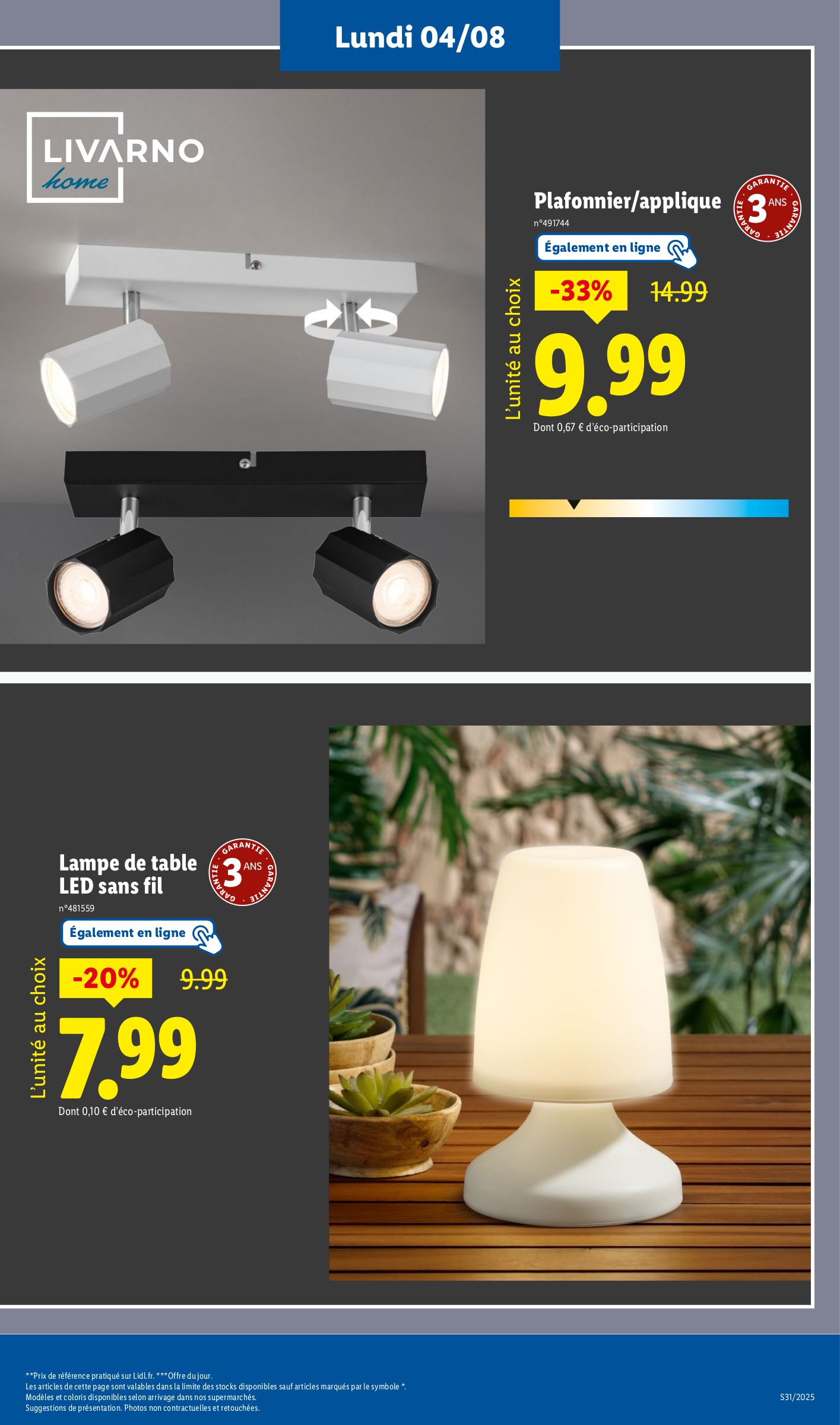 lidl - Catalogue Lidl valable du 31/07 au 06/08 - page: 55 lidl - Catalogue Lidl valable du 31/07 au 06/08 - page: 55