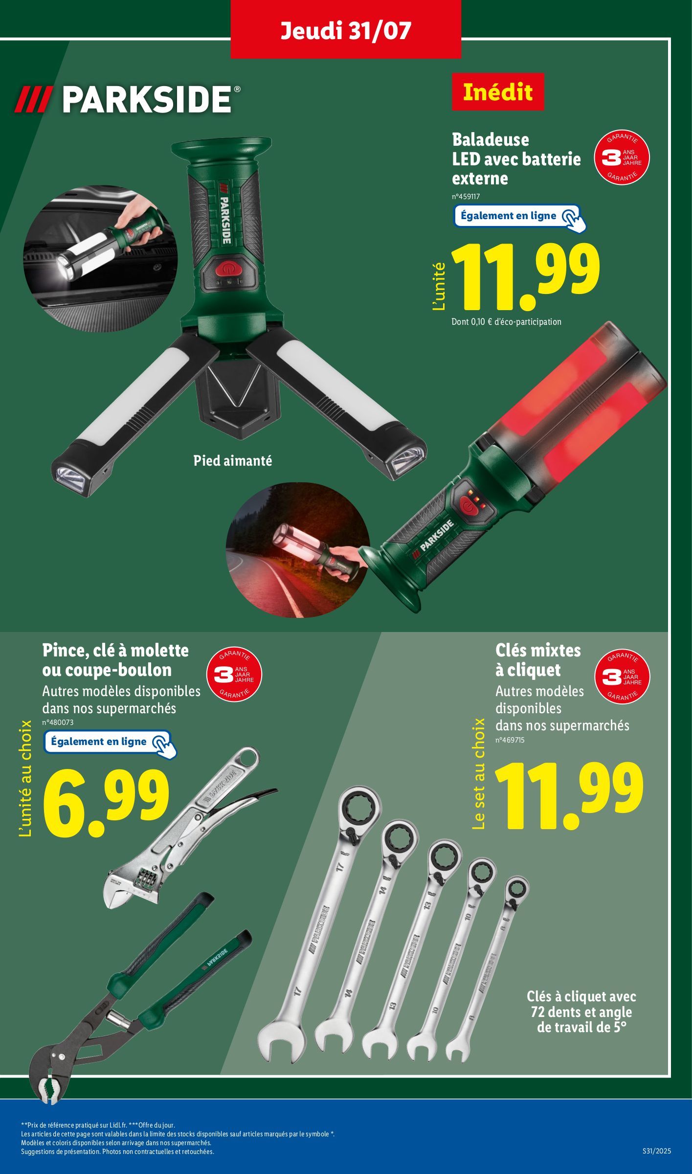 lidl - Catalogue Lidl valable du 31/07 au 06/08 - page: 33 lidl - Catalogue Lidl valable du 31/07 au 06/08 - page: 33
