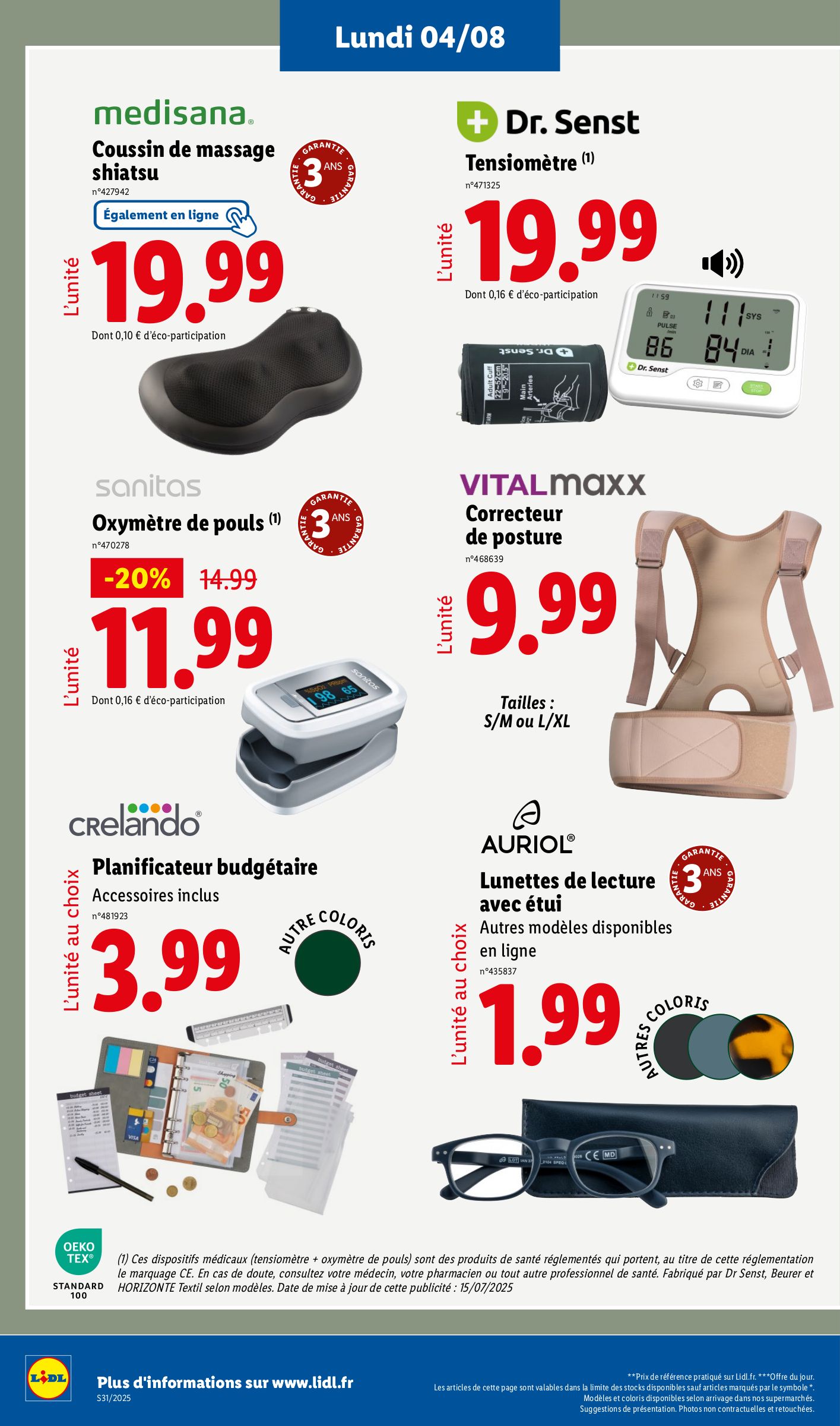 lidl - Catalogue Lidl valable du 31/07 au 06/08 - page: 62 lidl - Catalogue Lidl valable du 31/07 au 06/08 - page: 62