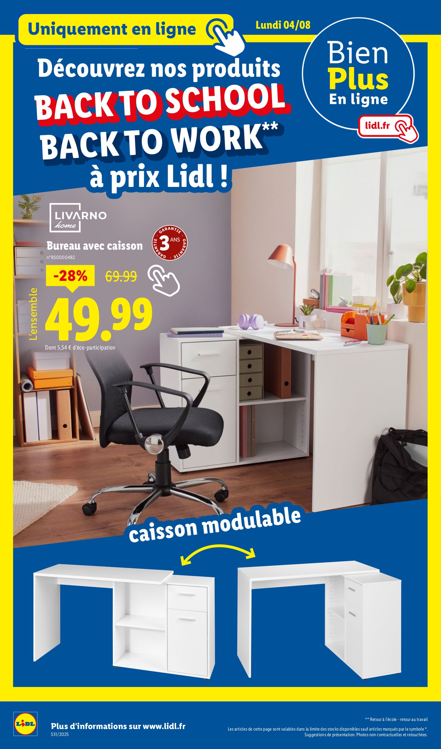 lidl - Catalogue Lidl valable du 31/07 au 06/08 - page: 64 lidl - Catalogue Lidl valable du 31/07 au 06/08 - page: 64