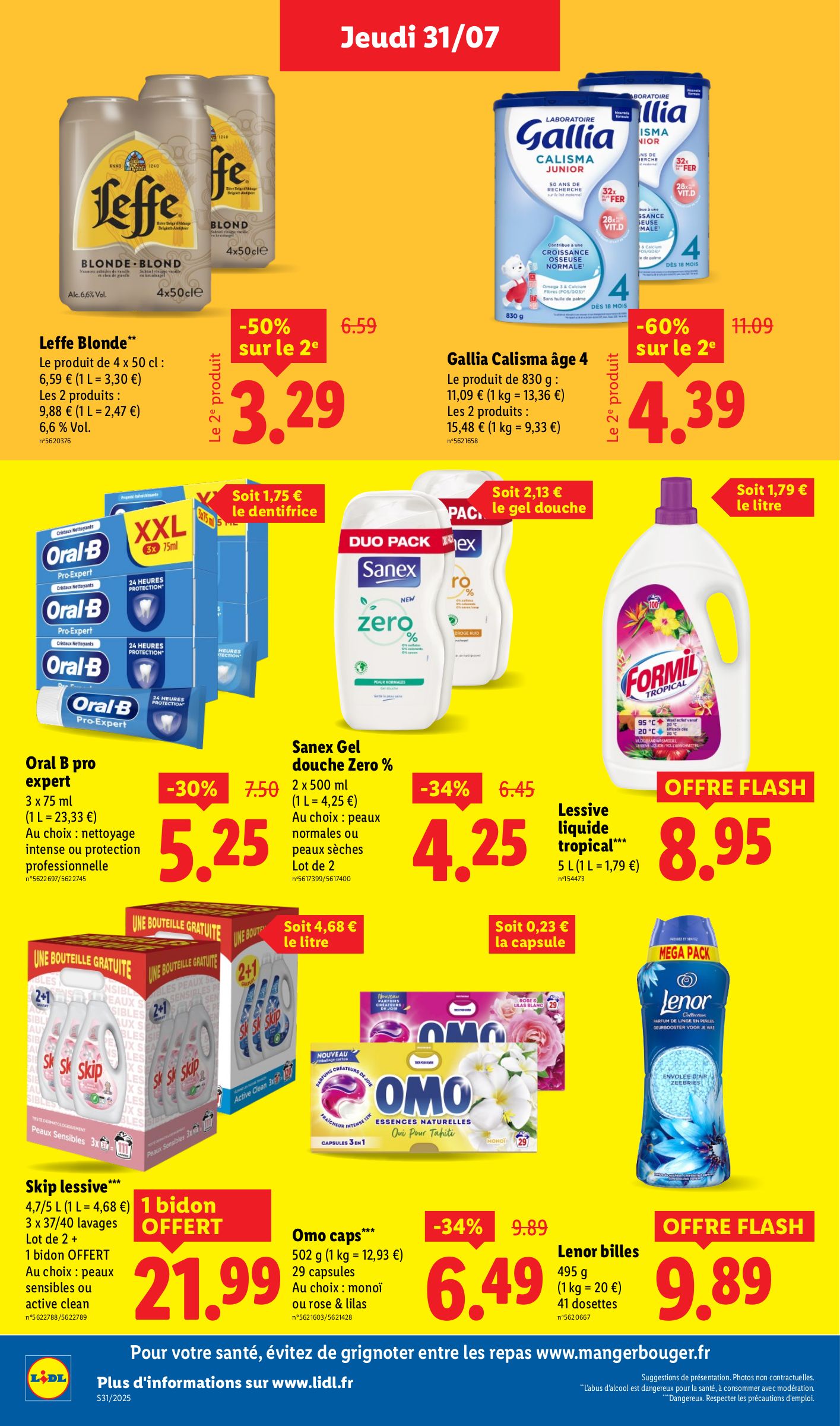 lidl - Catalogue Lidl valable du 31/07 au 06/08 - page: 20 lidl - Catalogue Lidl valable du 31/07 au 06/08 - page: 20