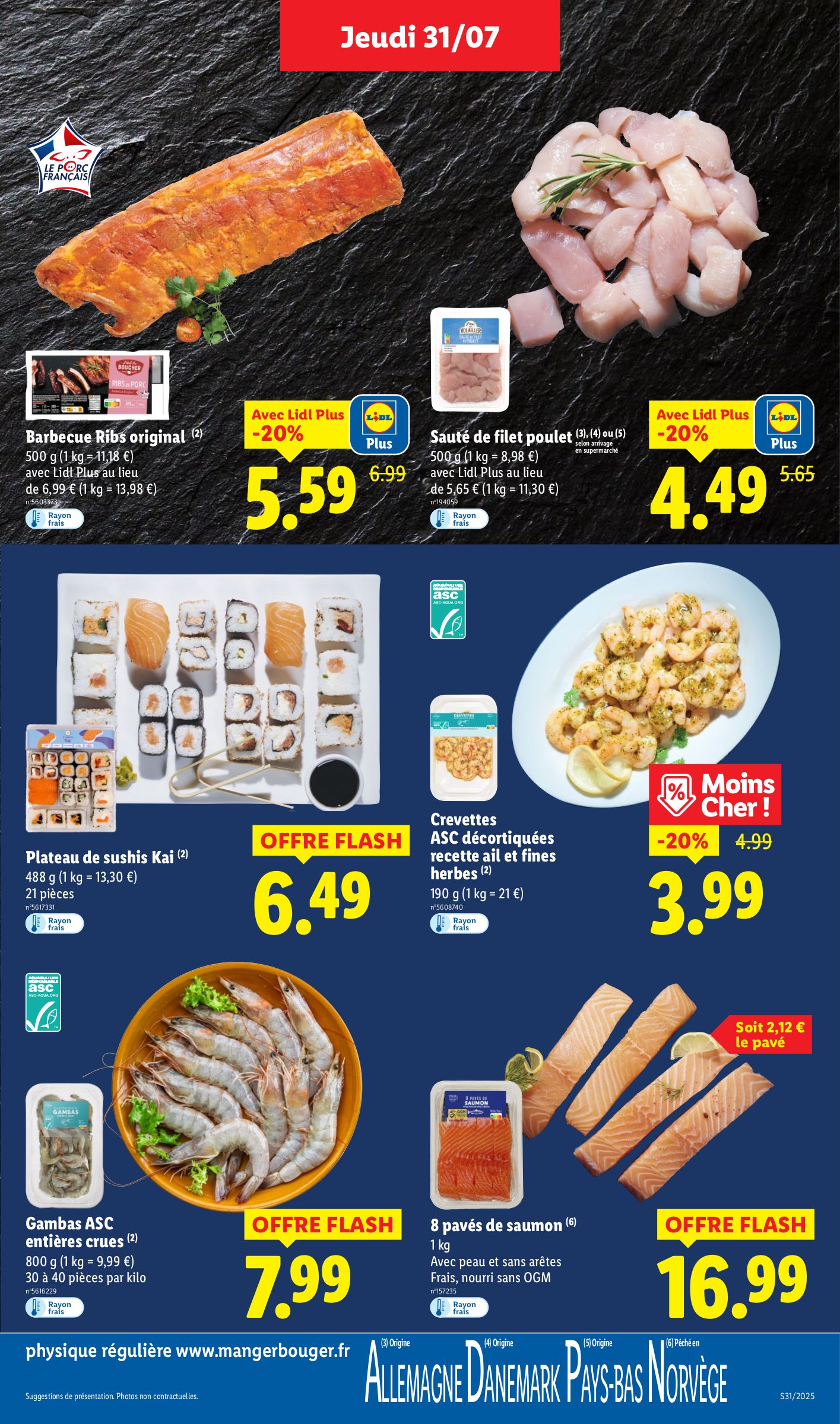 lidl - Catalogue Lidl valable du 31/07 au 06/08 - page: 7 lidl - Catalogue Lidl valable du 31/07 au 06/08 - page: 7
