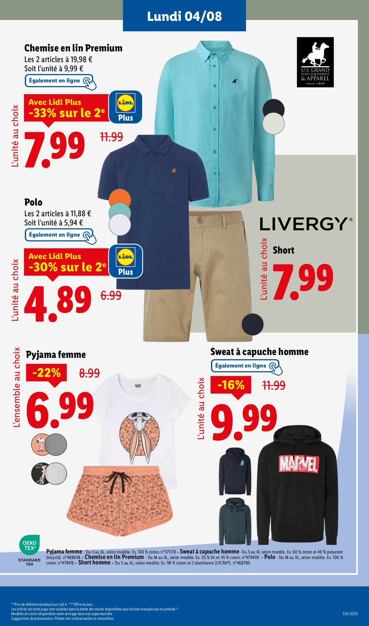 lidl - Catalogue Lidl valable du 31/07 au 06/08 - page: 63 lidl - Catalogue Lidl valable du 31/07 au 06/08 - page: 63