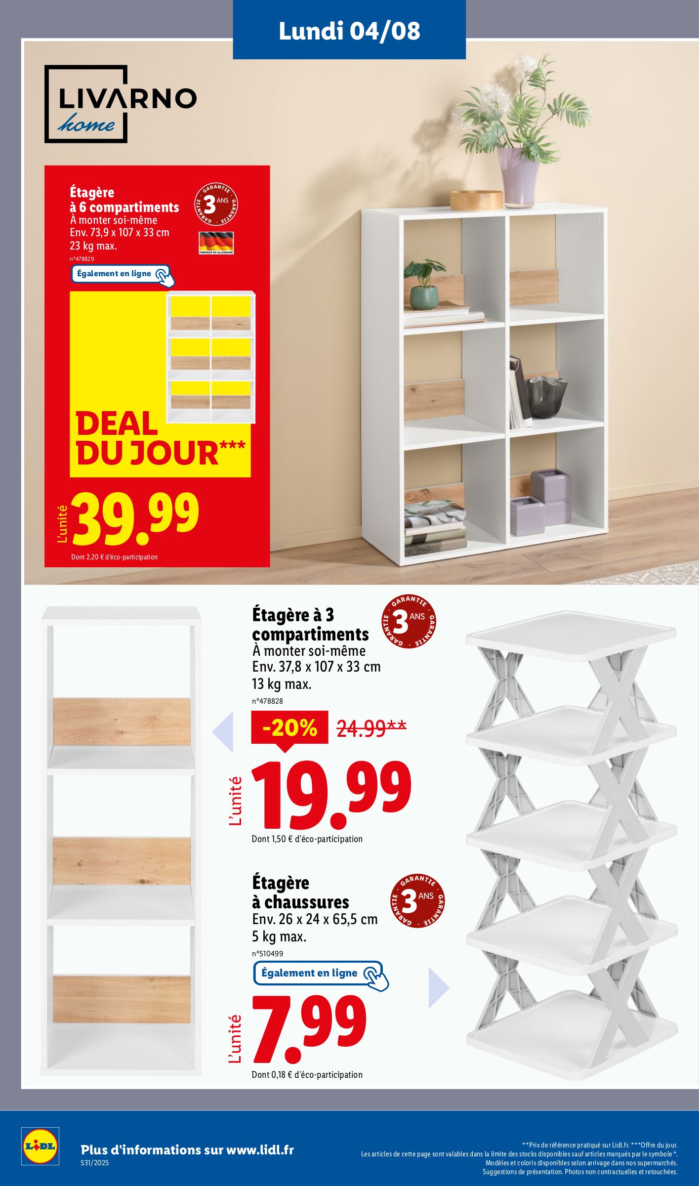 lidl - Catalogue Lidl valable du 31/07 au 06/08 - page: 56 lidl - Catalogue Lidl valable du 31/07 au 06/08 - page: 56