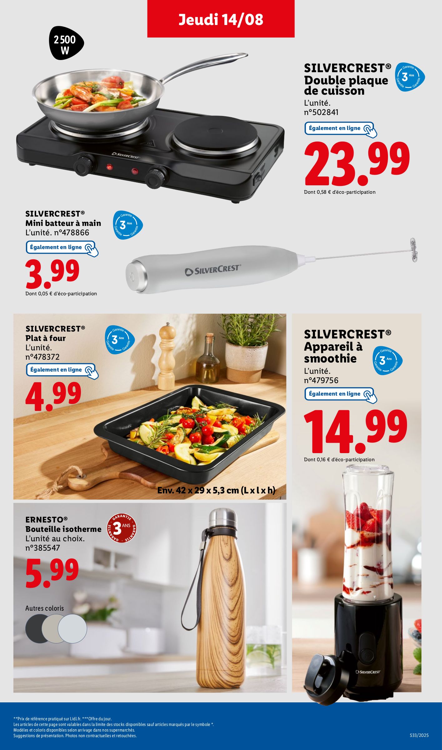 lidl - Catalogue Lidl - Les bonnes affaires de la semaine valable du 11/08 au 14/08 - page: 39
