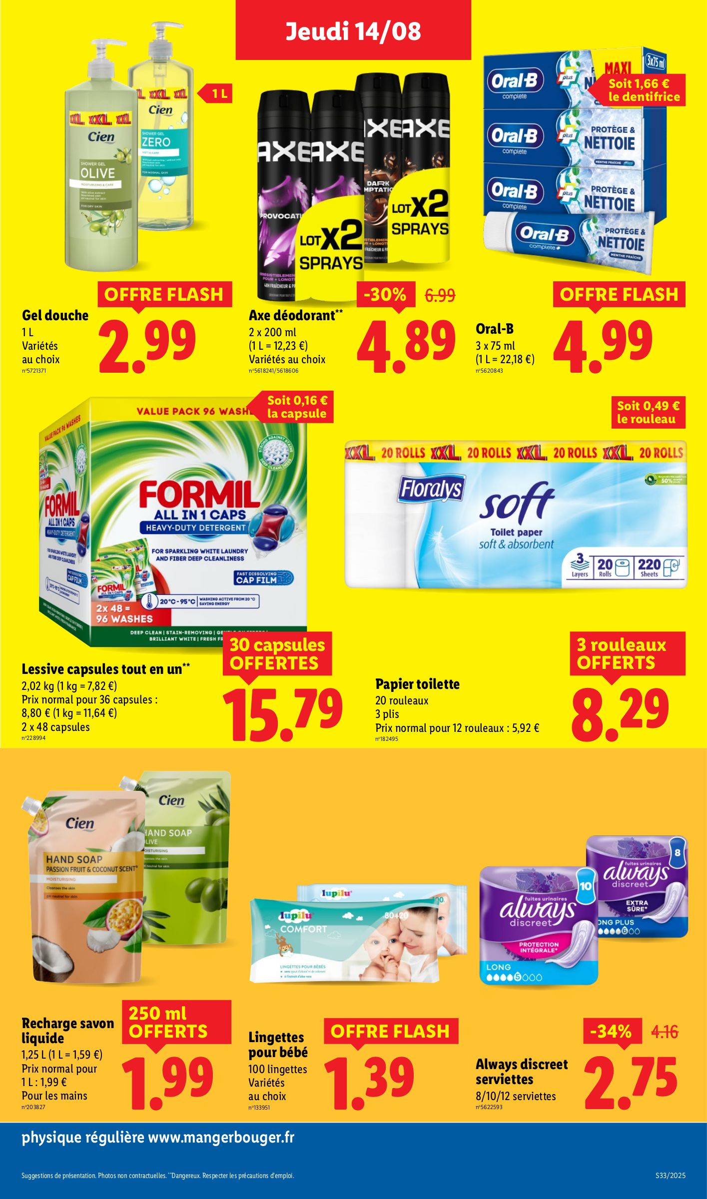 lidl - Catalogue Lidl valable du 14/08 au 20/08 - page: 25