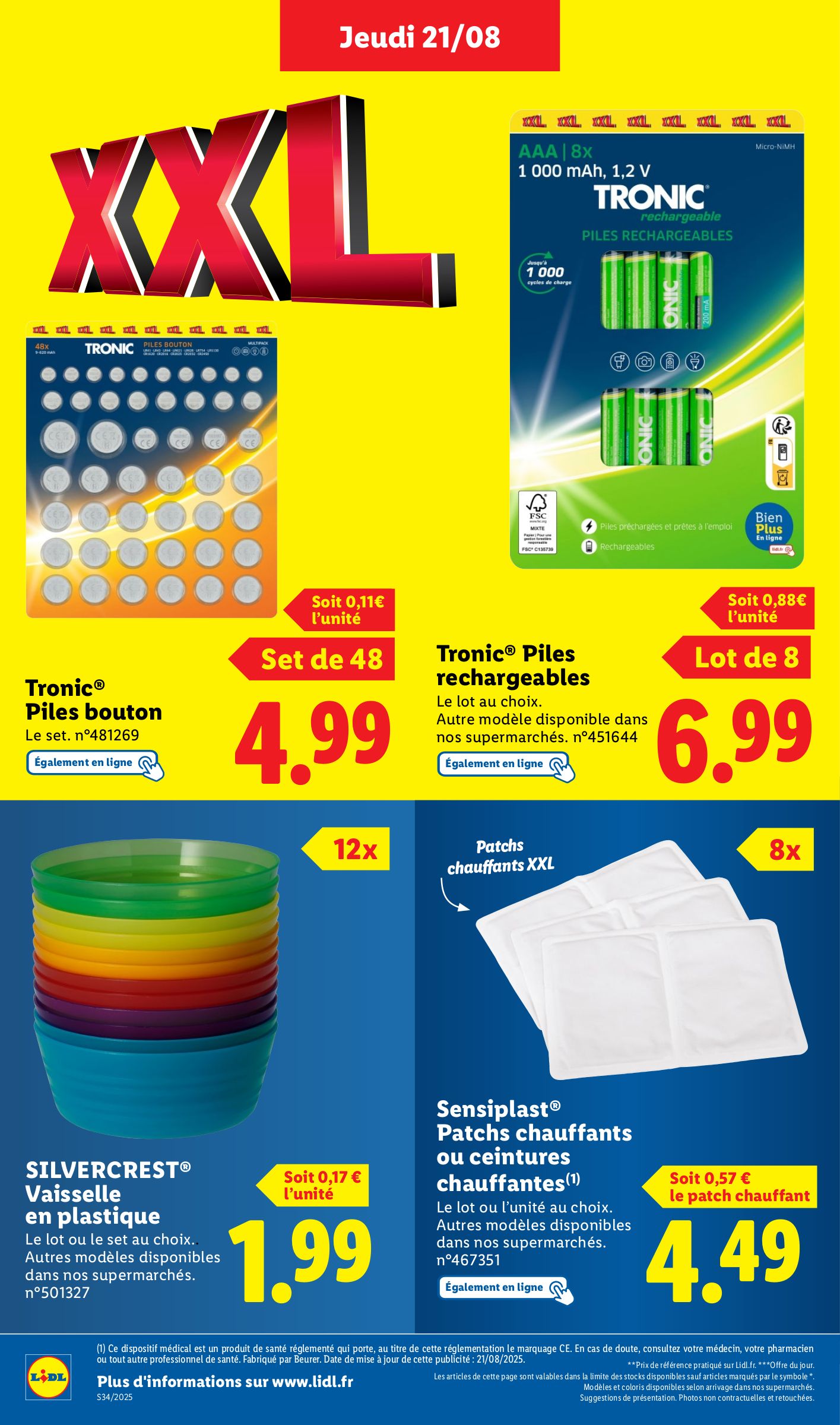 lidl - Catalogue Lidl - Les bonnes affaires de la semaine valable du 18/08 au 21/08 - page: 38
