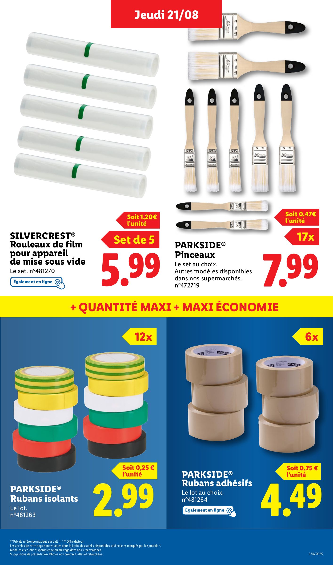 lidl - Catalogue Lidl - Les bonnes affaires de la semaine valable du 18/08 au 21/08 - page: 39