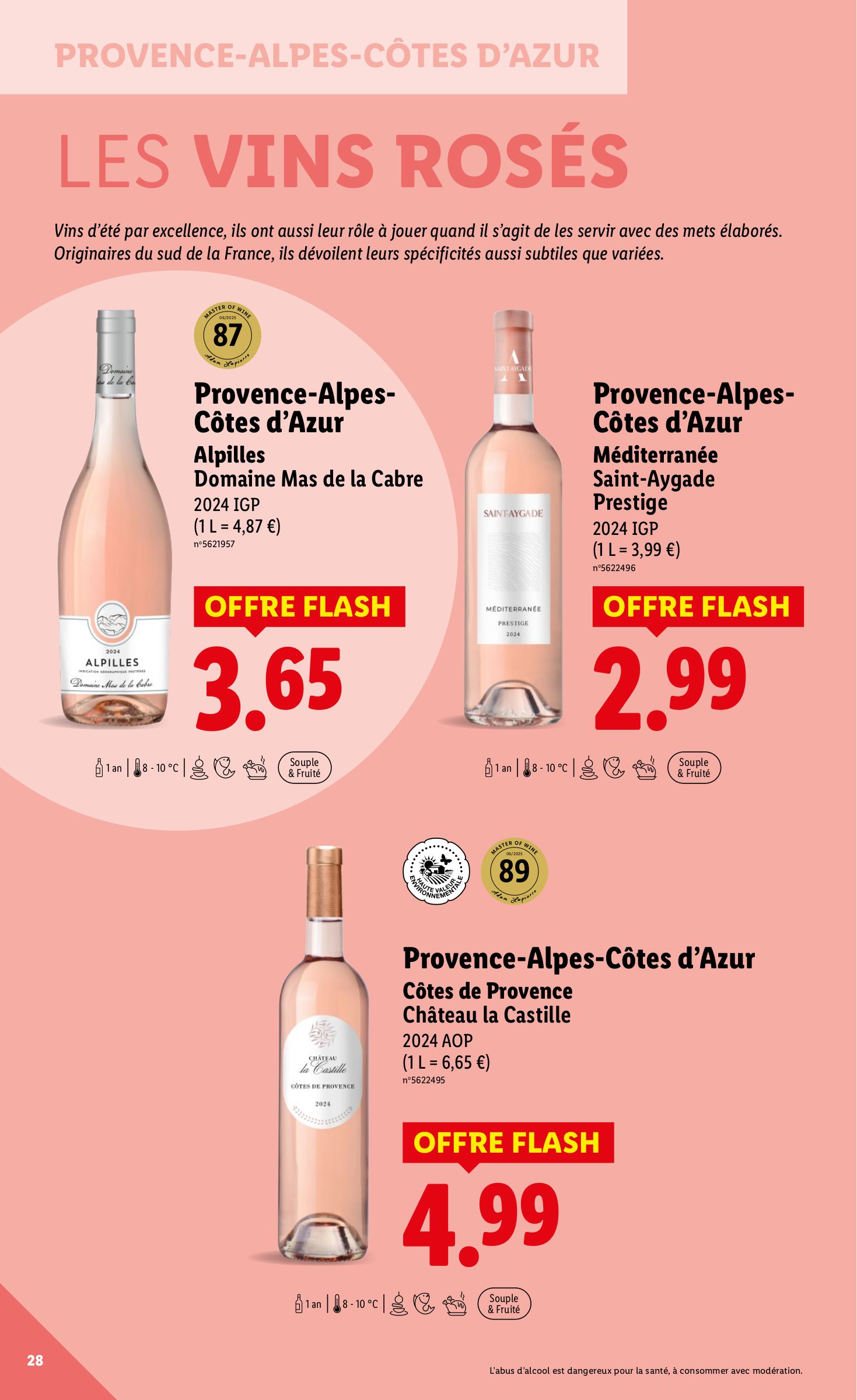 lidl - Catalogue Lidl - La foire aux Vins valable du 21/08 au 04/09 - page: 28