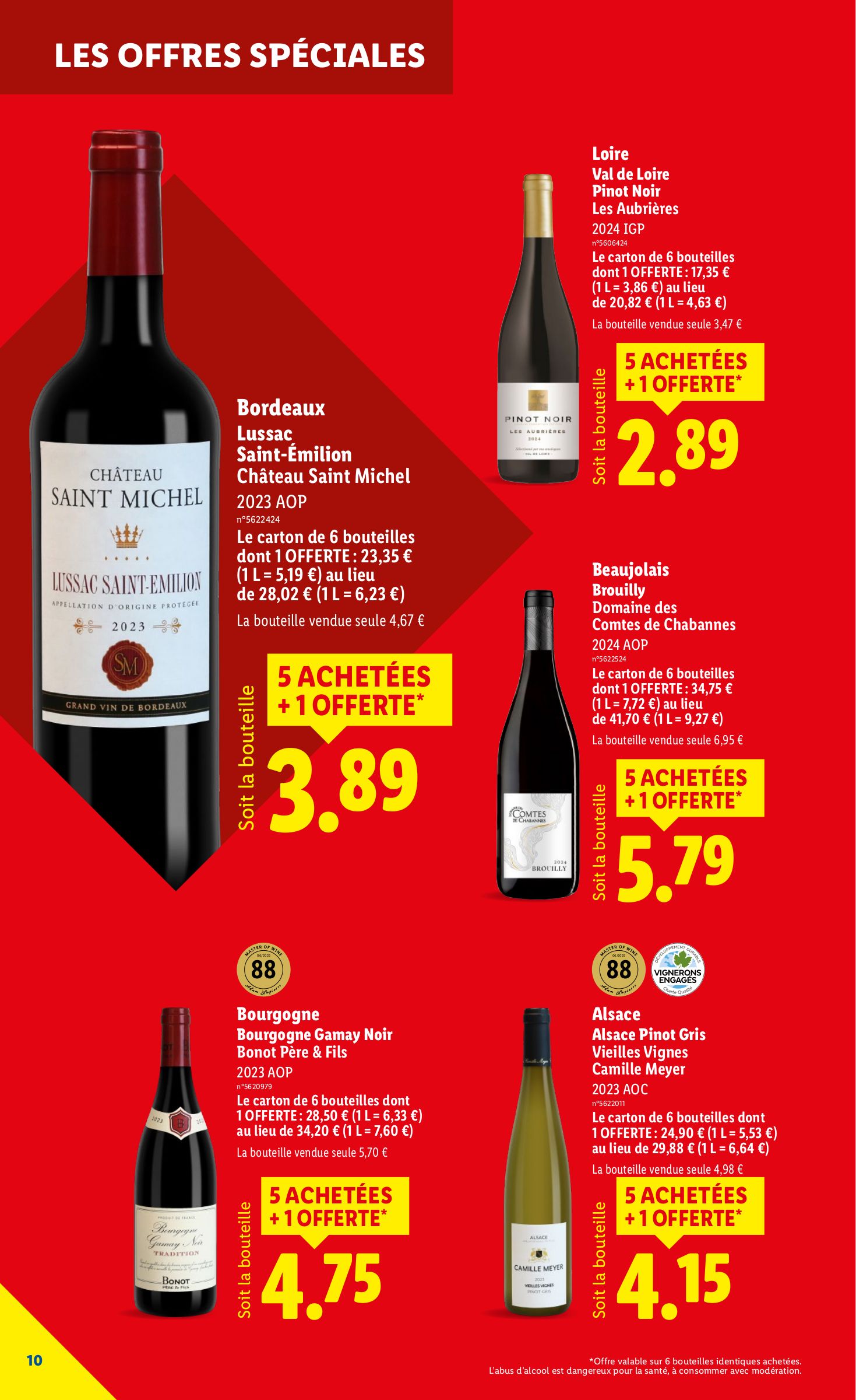 lidl - Catalogue Lidl - La foire aux Vins valable du 21/08 au 04/09 - page: 10