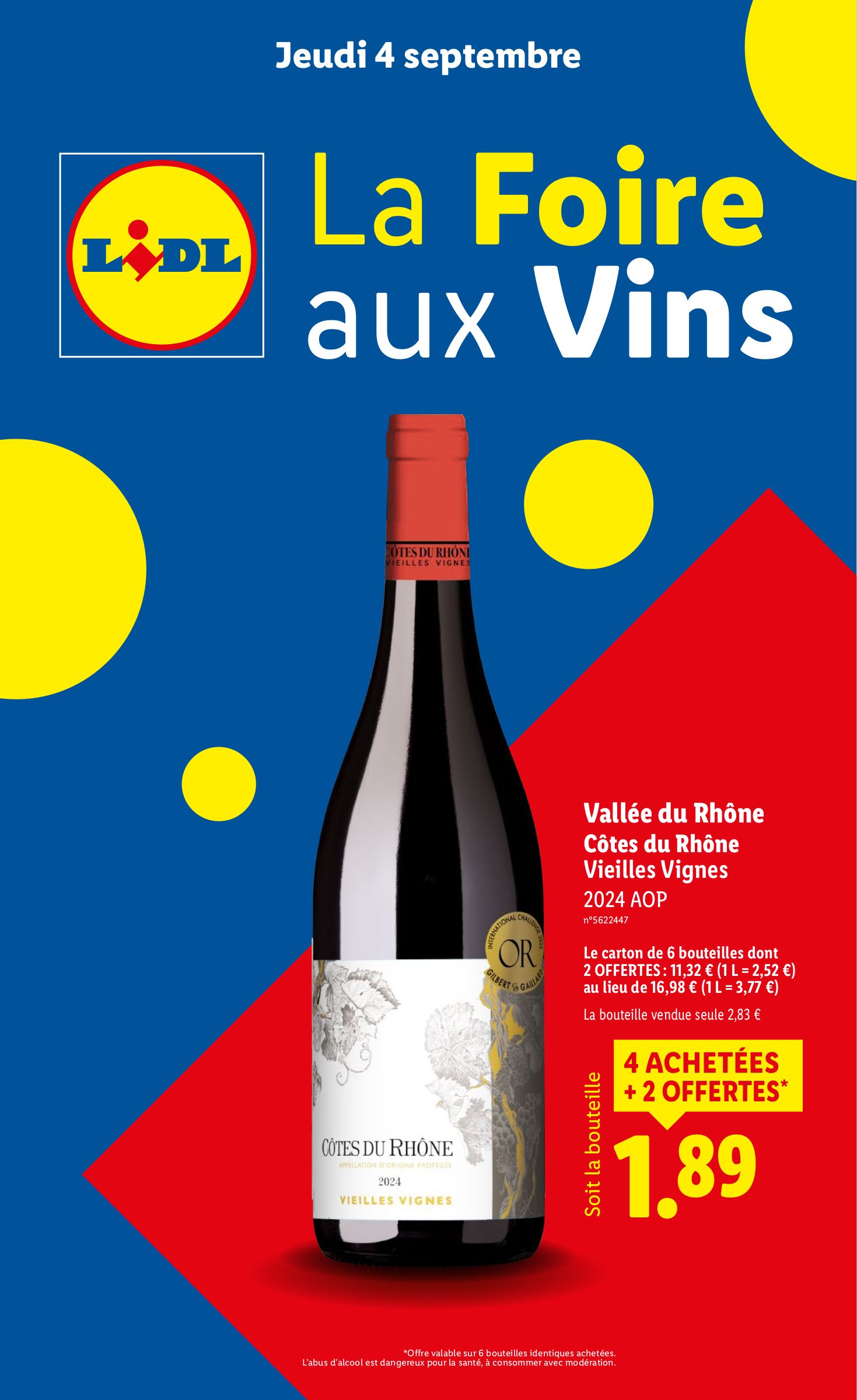 lidl - Catalogue Lidl - La foire aux Vins valable du 21/08 au 04/09