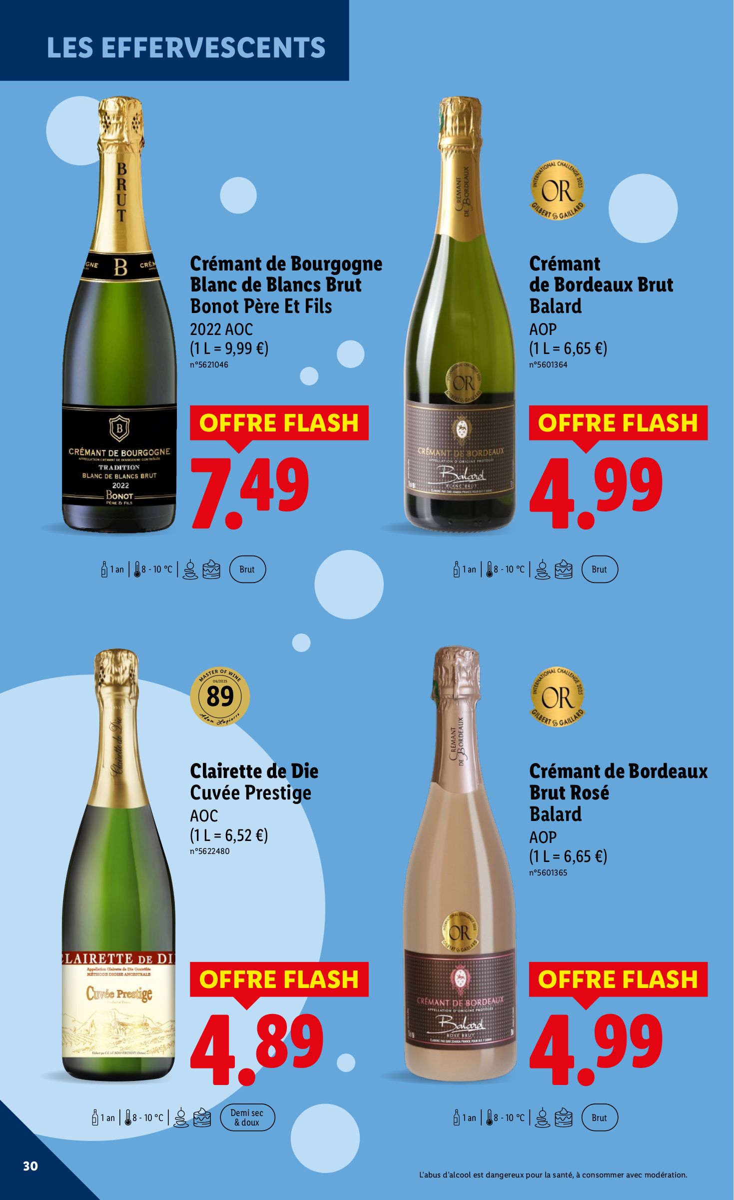 lidl - Catalogue Lidl - La foire aux Vins valable du 21/08 au 04/09 - page: 30