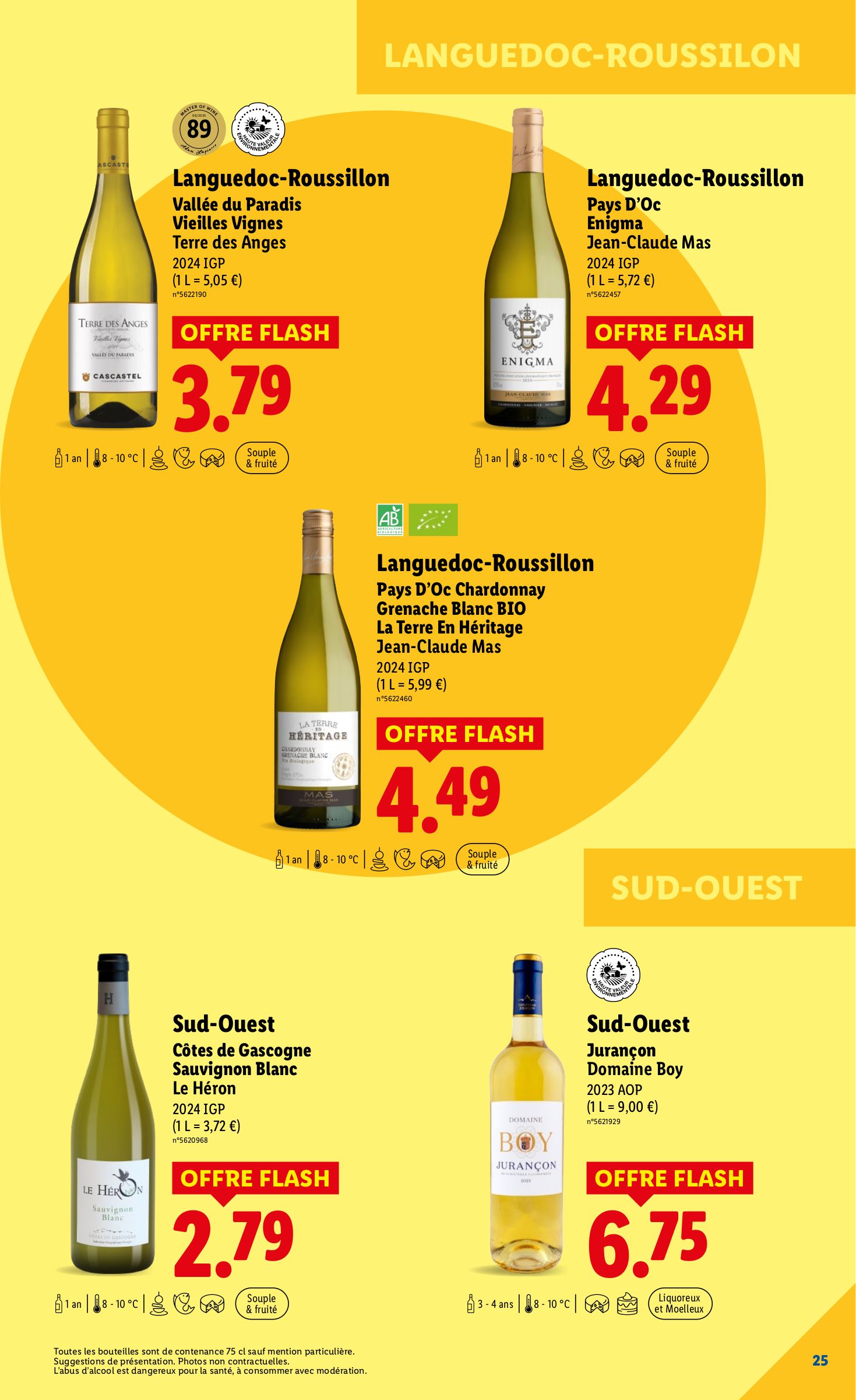 lidl - Catalogue Lidl - La foire aux Vins valable du 21/08 au 04/09 - page: 25