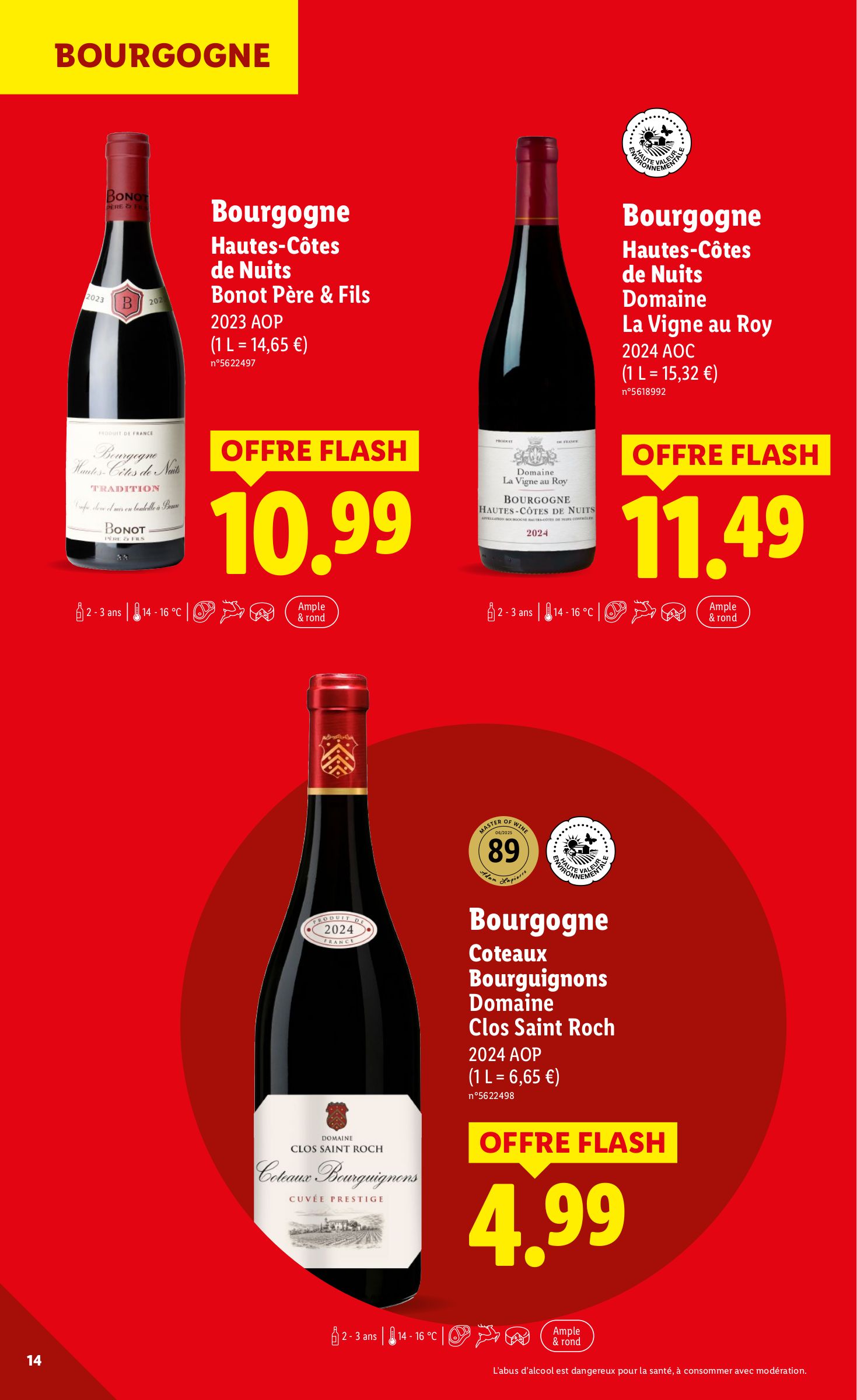 lidl - Catalogue Lidl - La foire aux Vins valable du 21/08 au 04/09 - page: 14