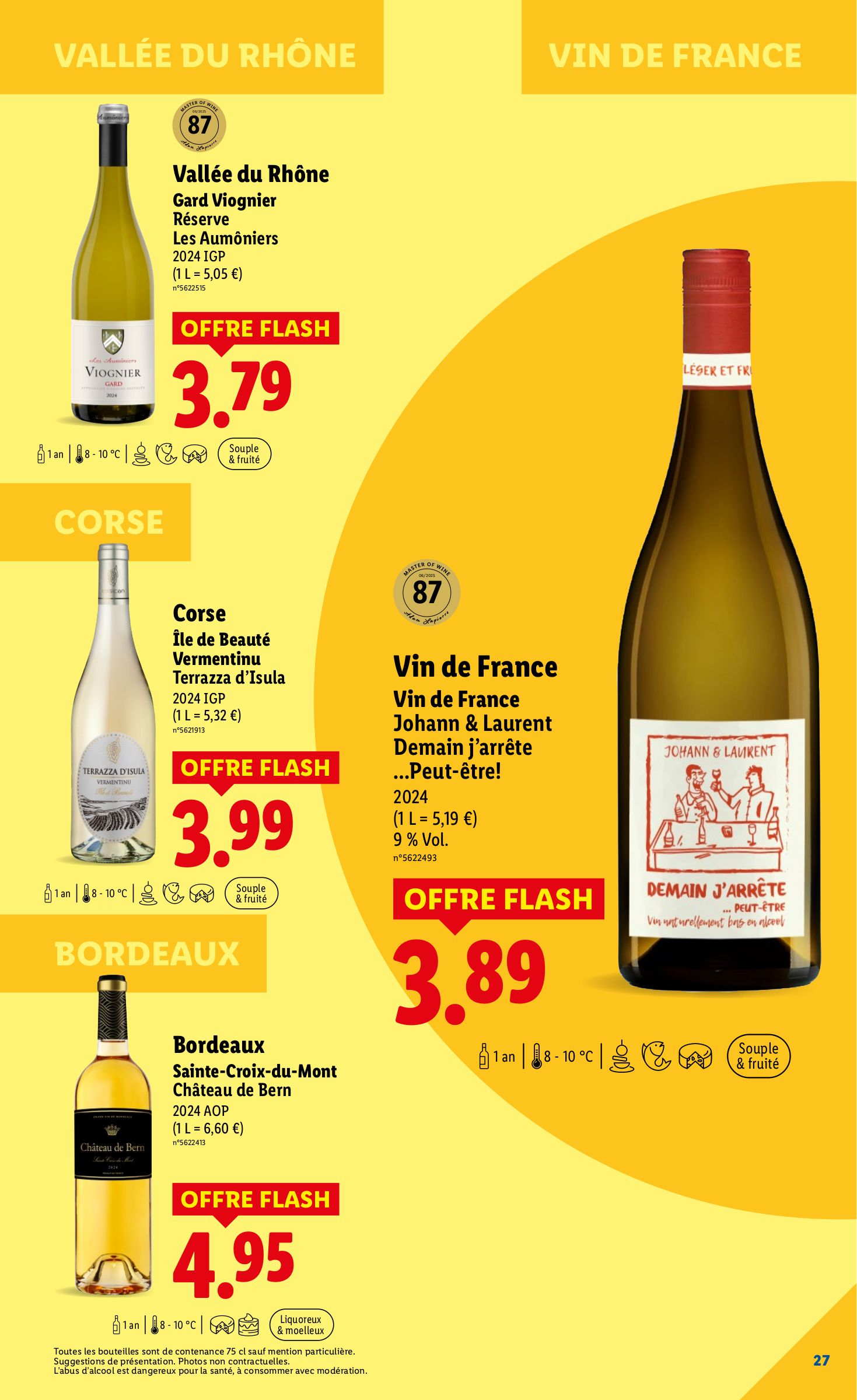 lidl - Catalogue Lidl - La foire aux Vins valable du 21/08 au 04/09 - page: 27