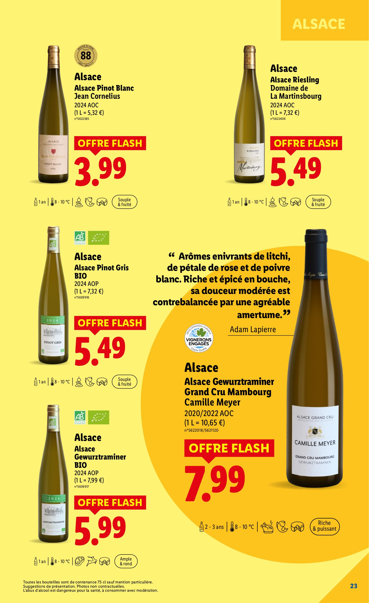 lidl - Catalogue Lidl - La foire aux Vins valable du 21/08 au 04/09 - page: 23